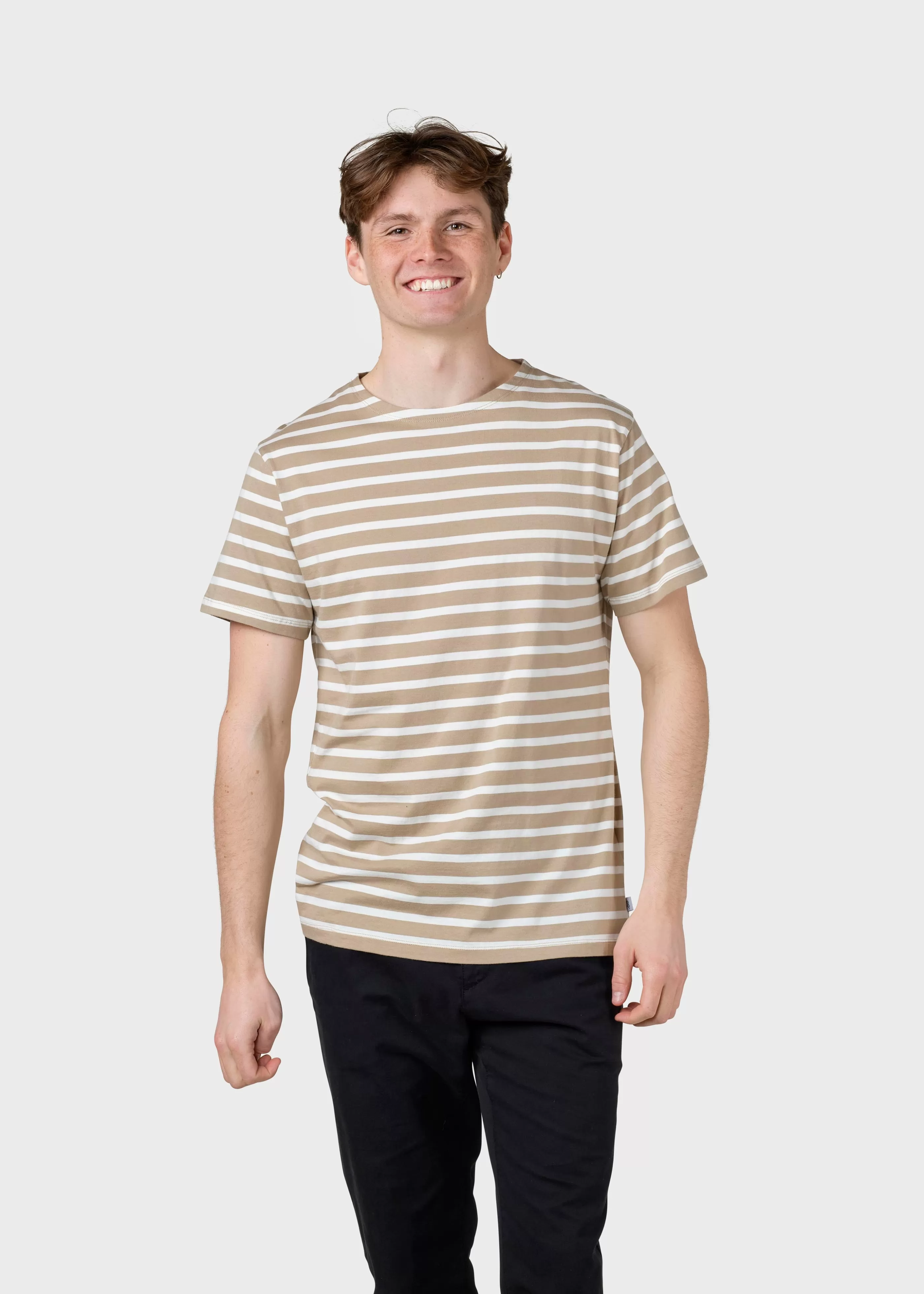 Klitmoller Collective Albert tee - Sand/cream- T-shirts