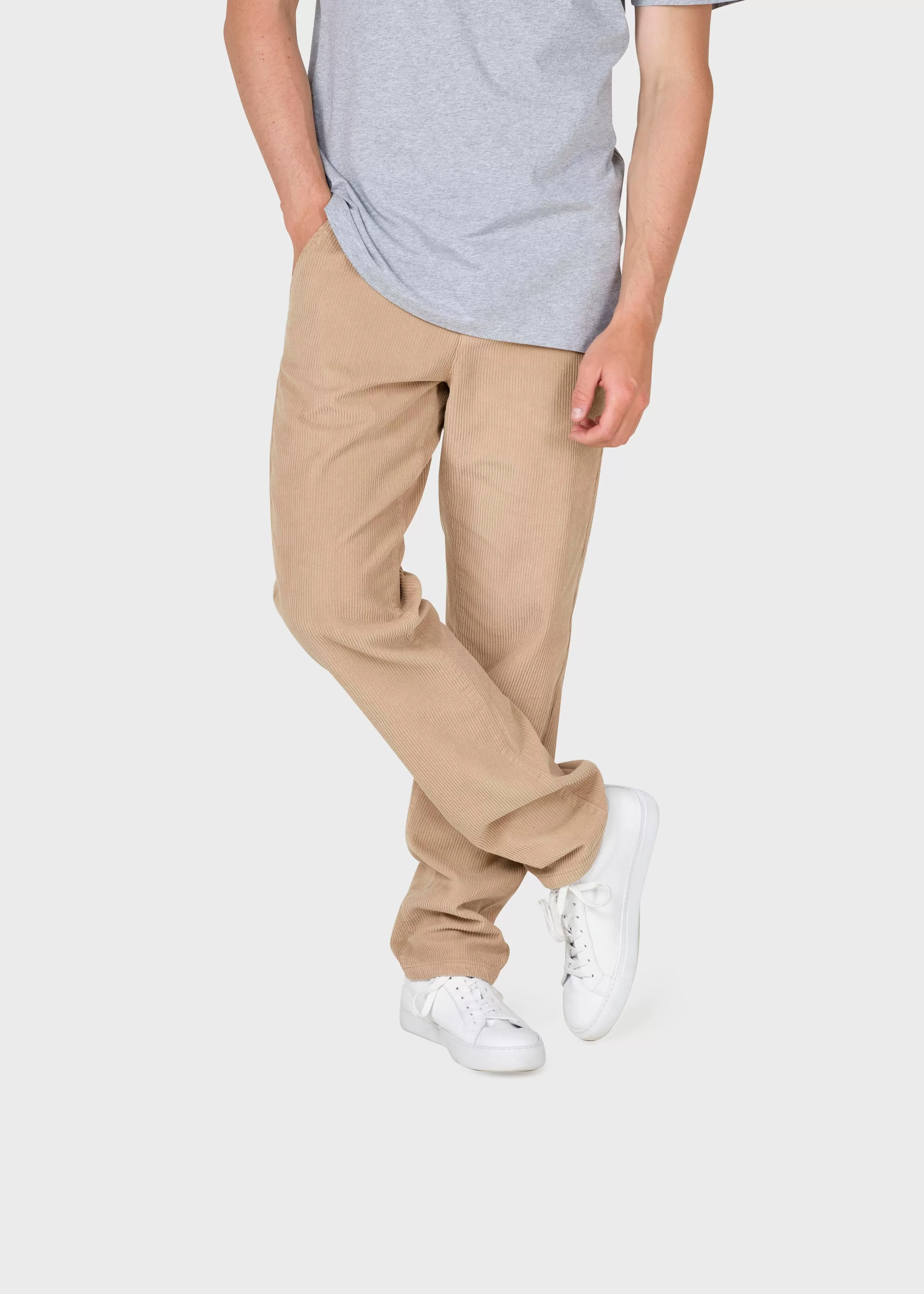 Klitmoller Collective Allan cord pants - Sand- Hosen