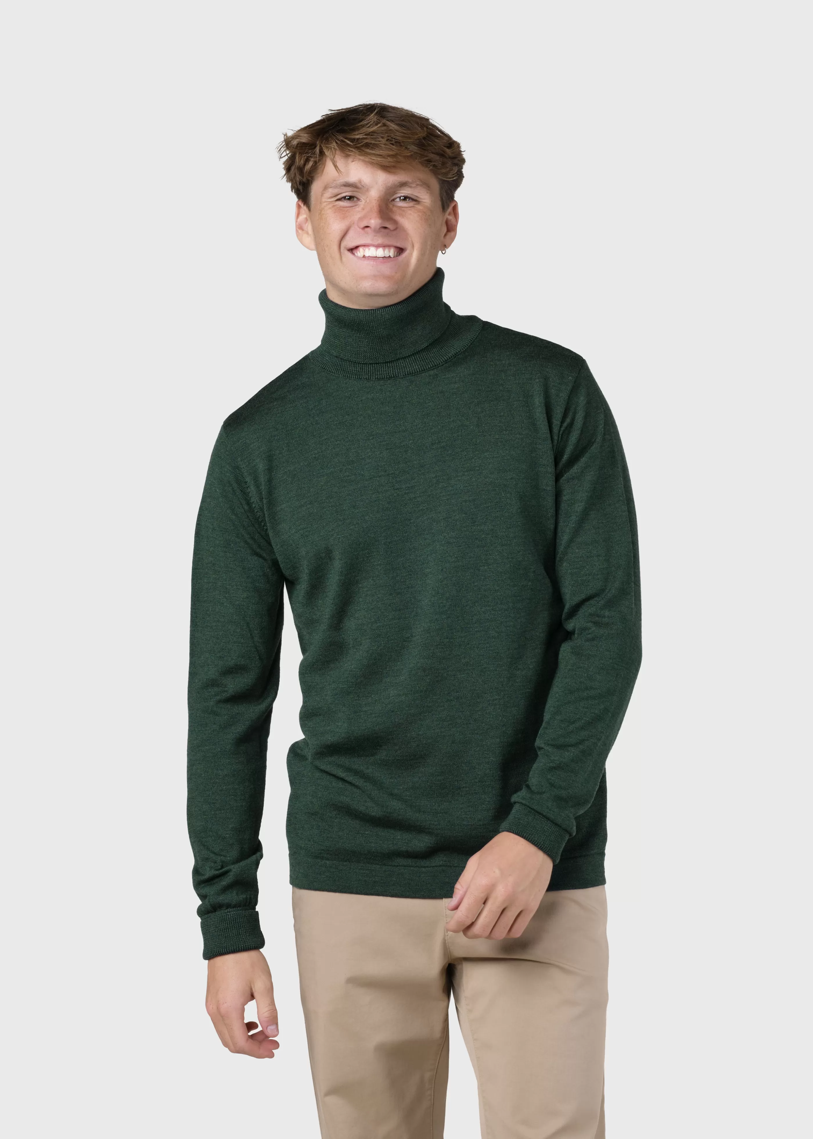 Klitmoller Collective Anders knit - Moss Green- Strick