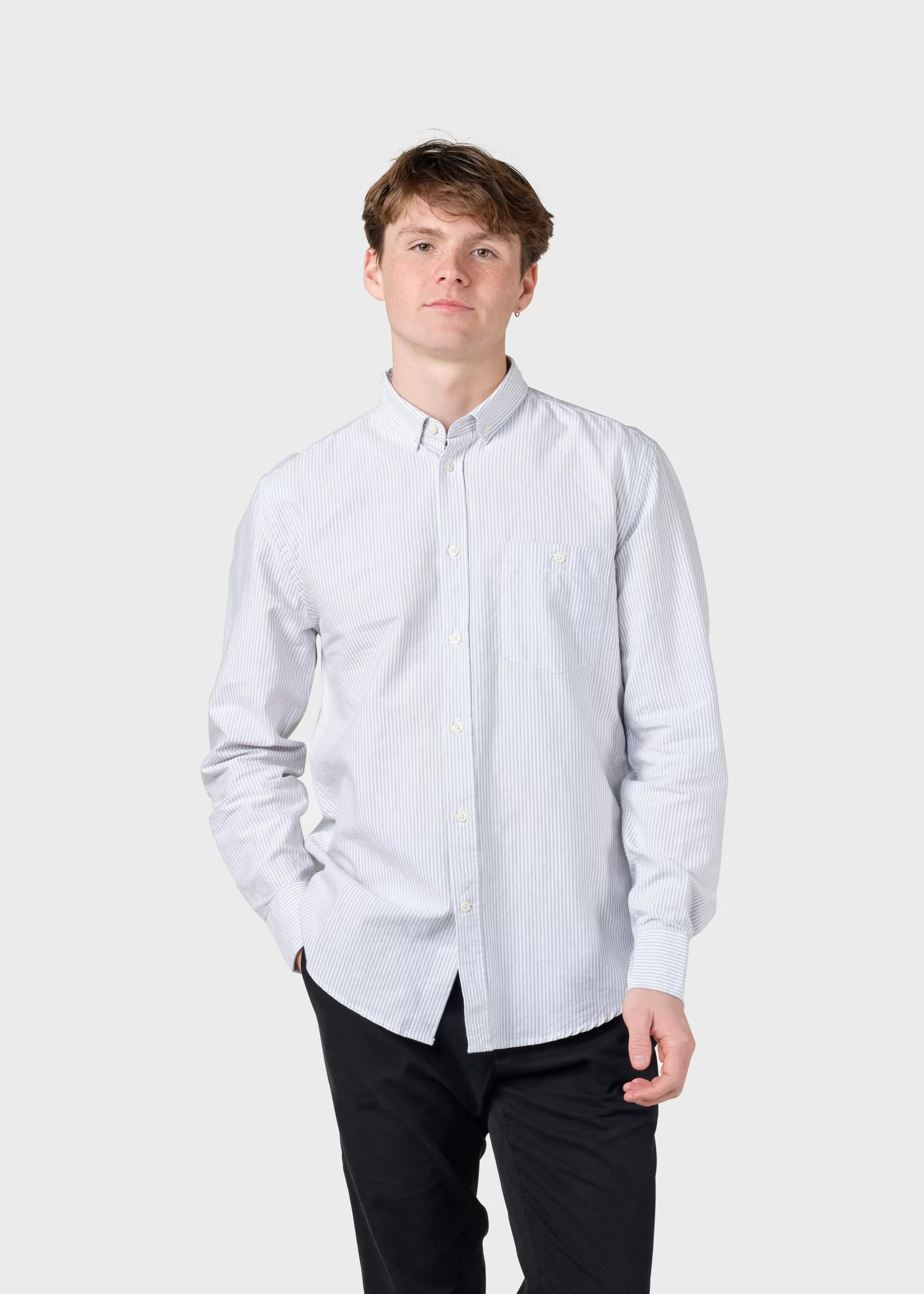 Klitmoller Collective Benjamin striped shirt - - Hemden