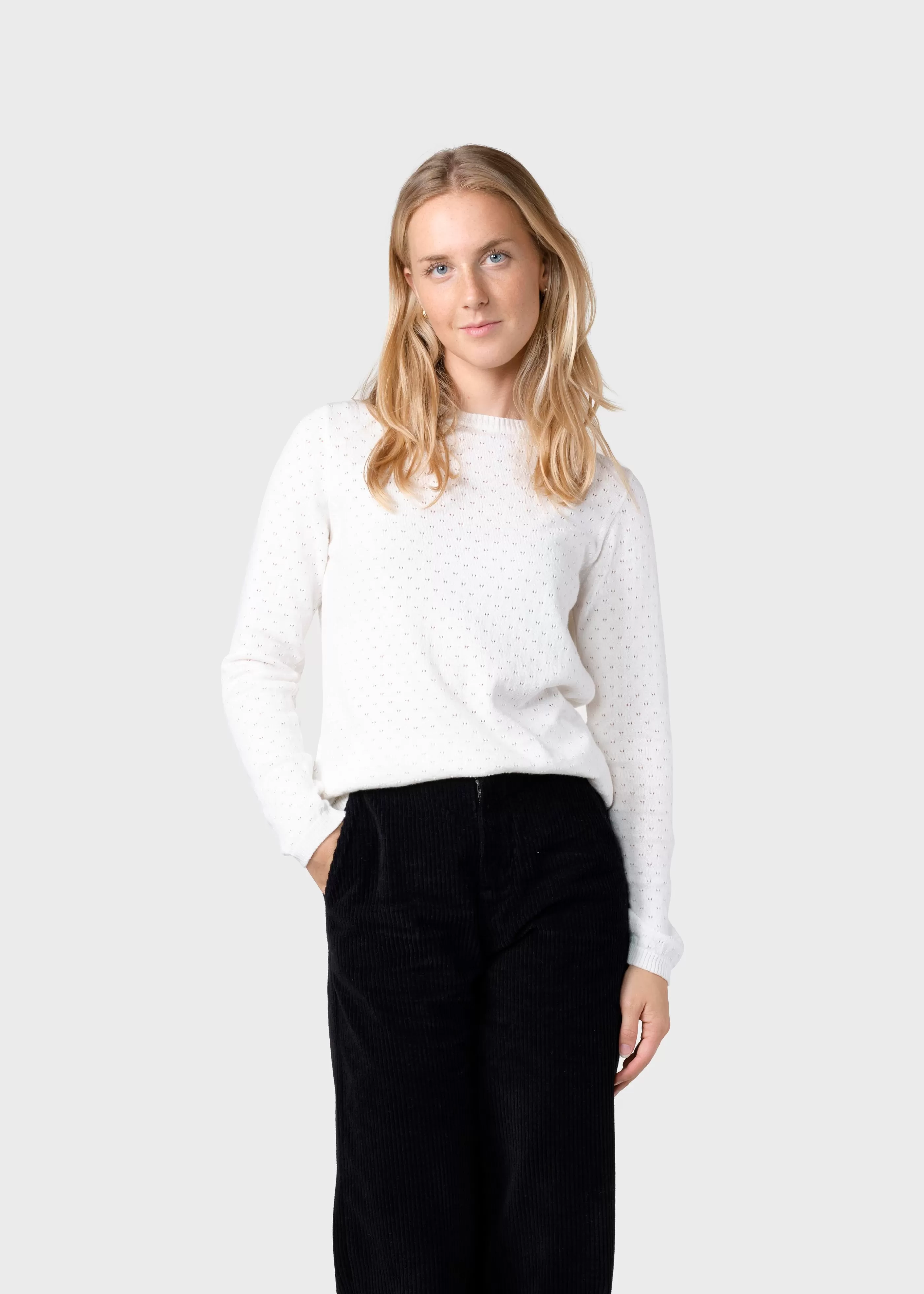 Klitmoller Collective Birla knit - Cream- Strick