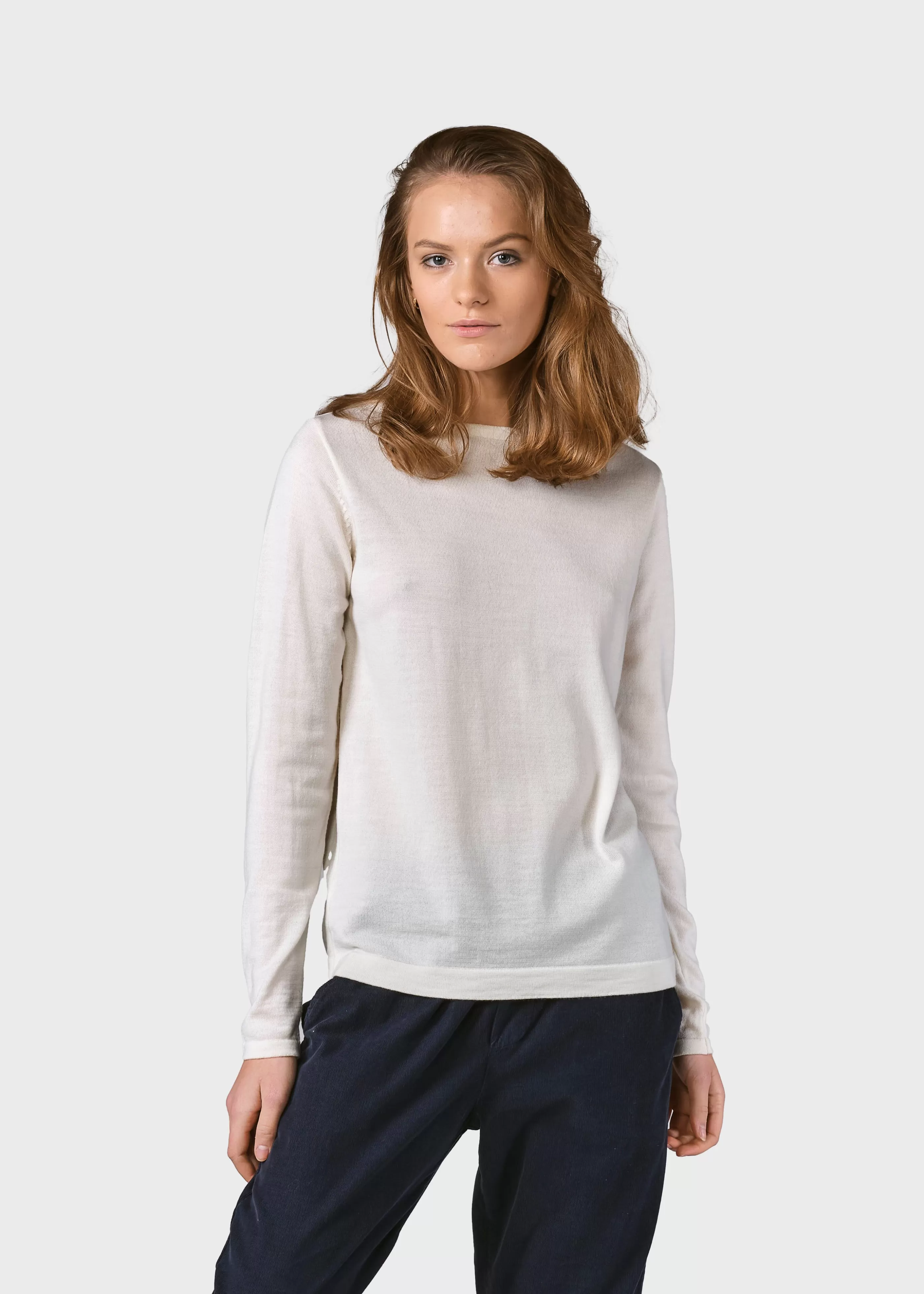 Klitmoller Collective Charlotte knit - Cream- Strick