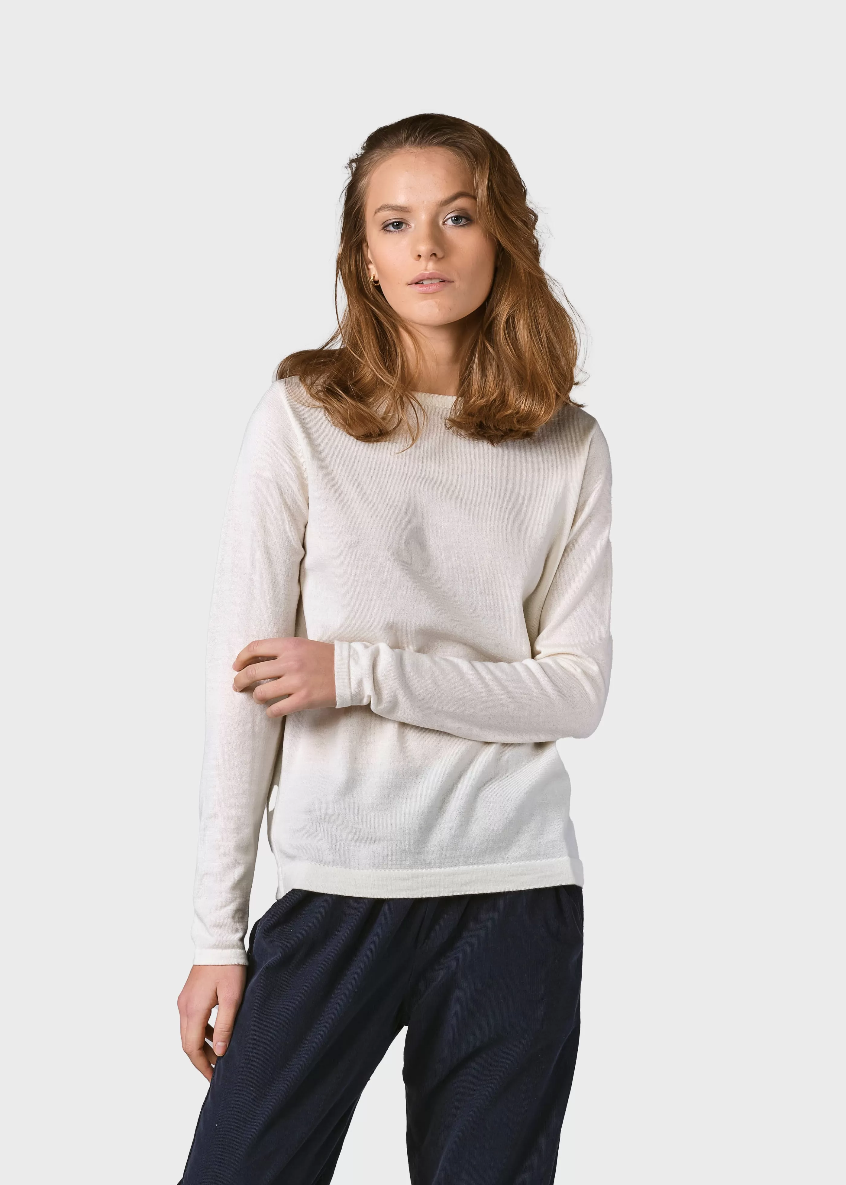 Klitmoller Collective Charlotte knit - Cream- Strick