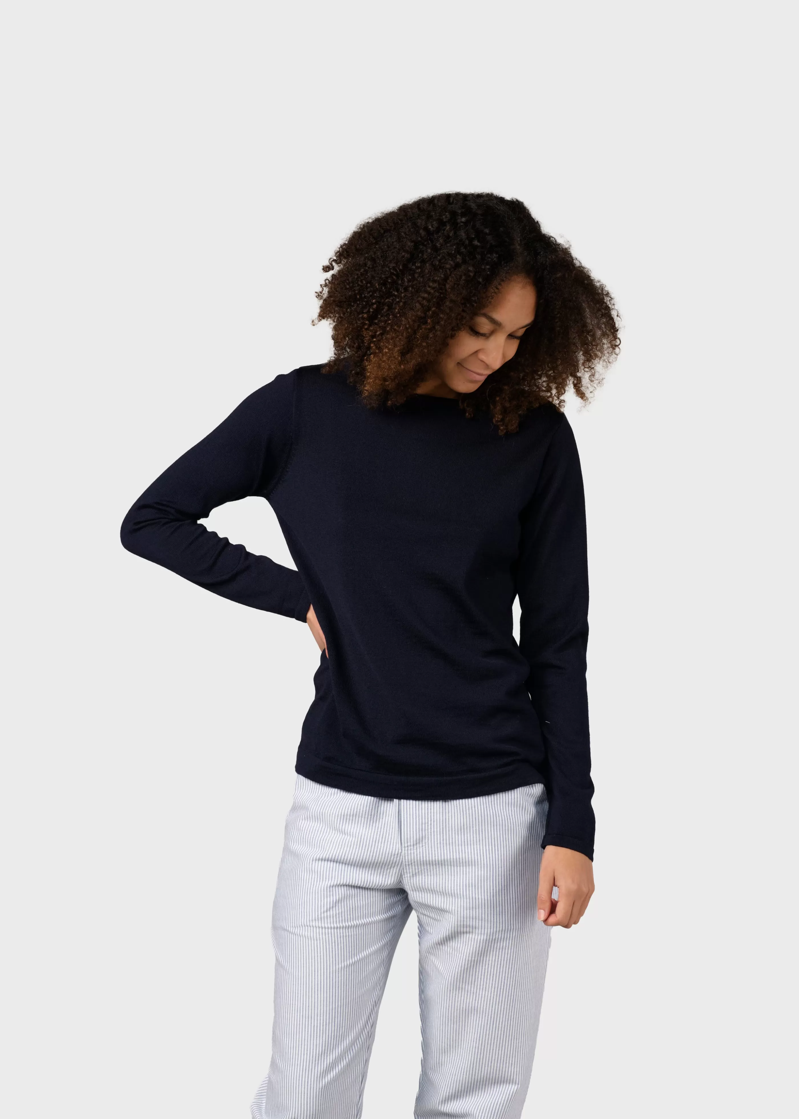 Klitmoller Collective Charlotte knit - Navy- Strick