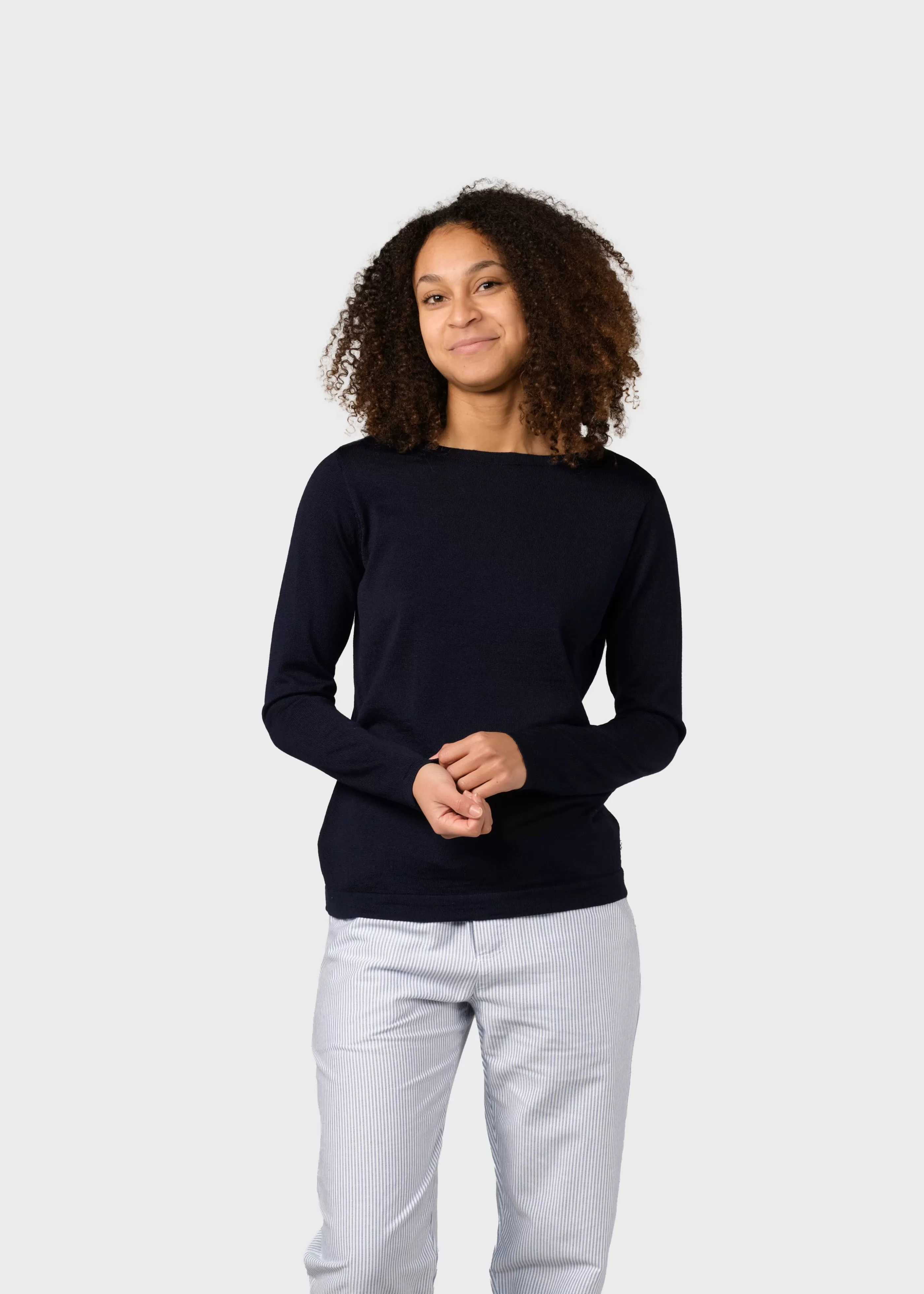 Klitmoller Collective Charlotte knit - Navy- Strick