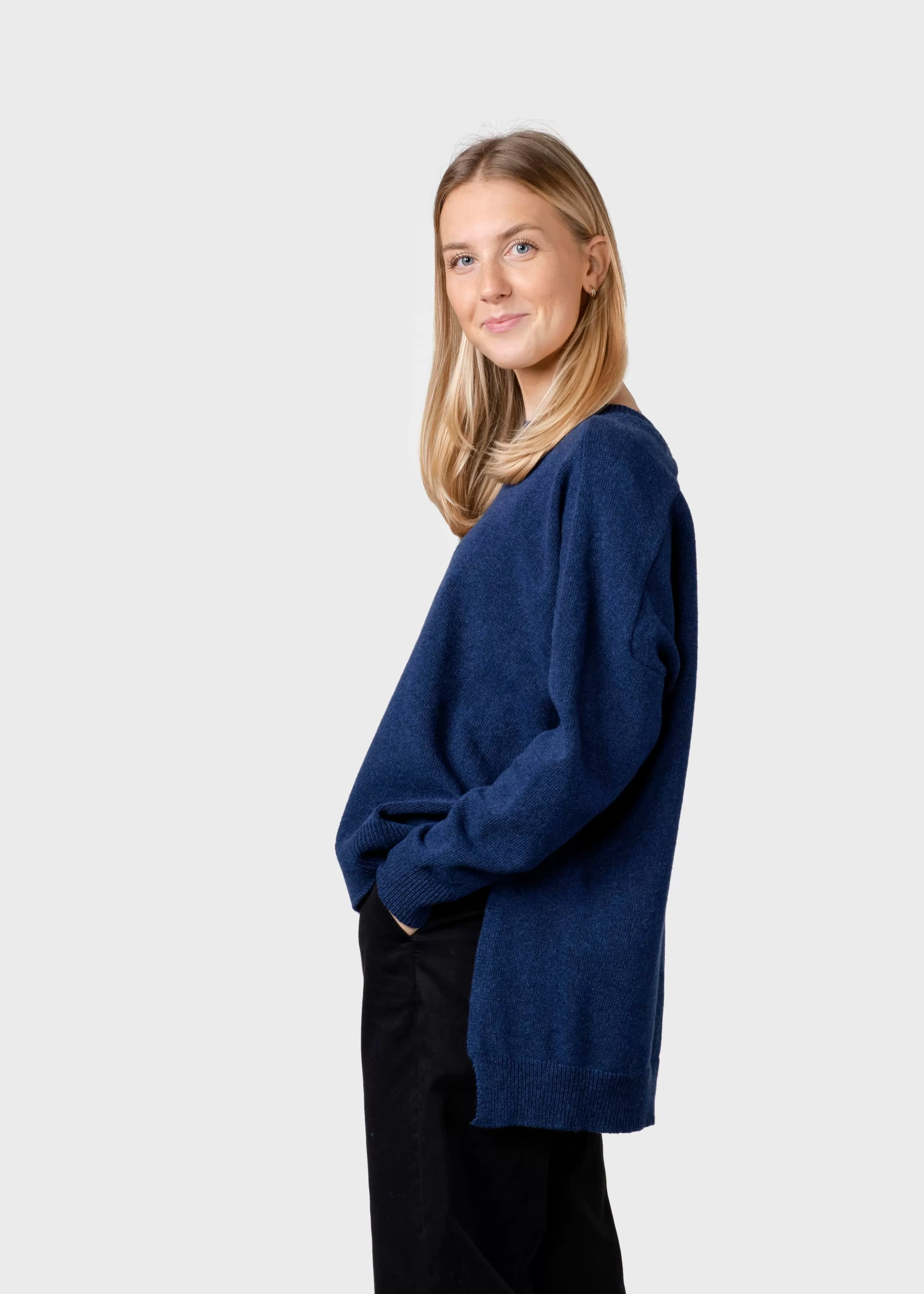 Klitmoller Collective Cirkeline knit - Deep blue- Strick