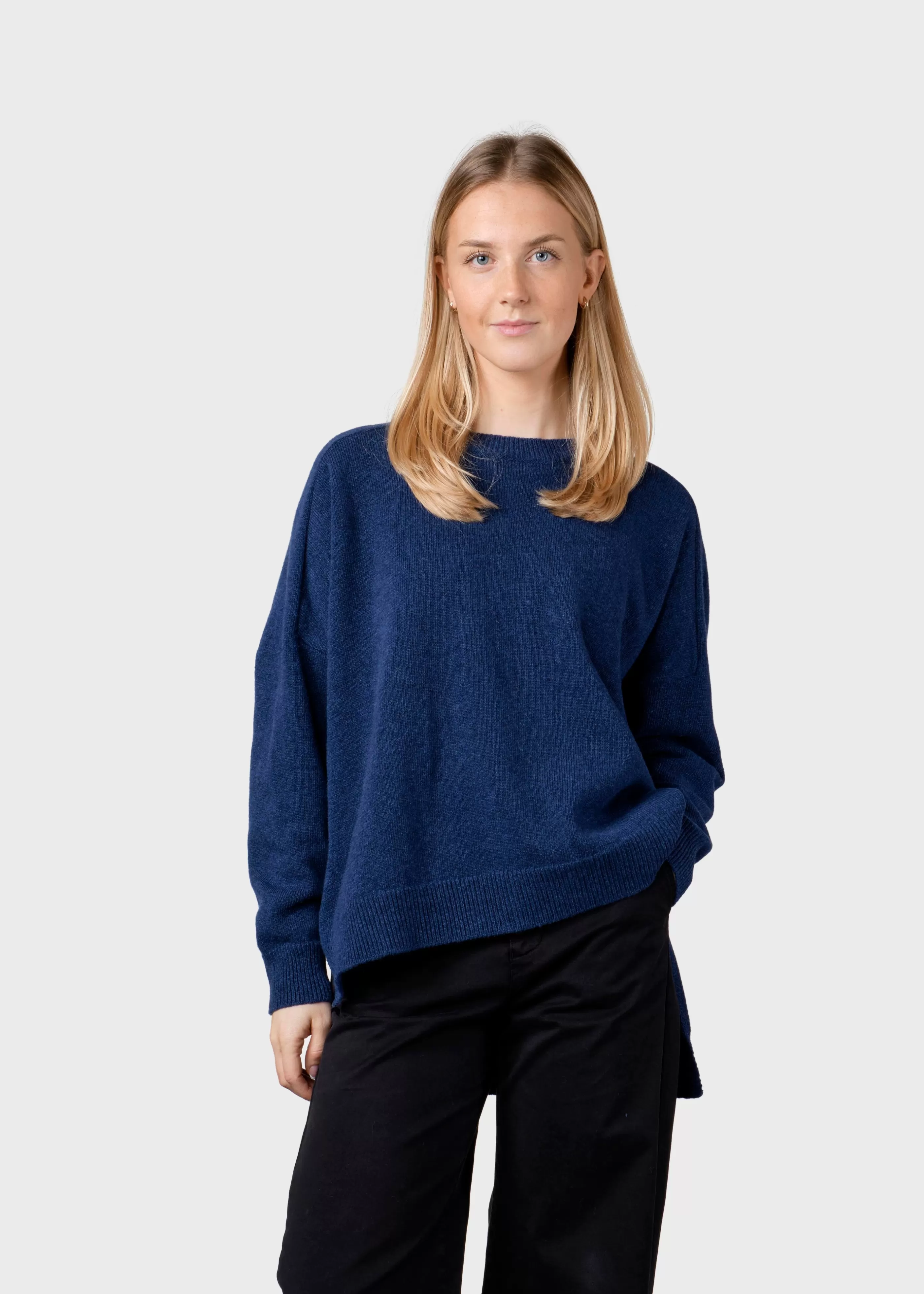 Klitmoller Collective Cirkeline knit - Deep blue- Strick