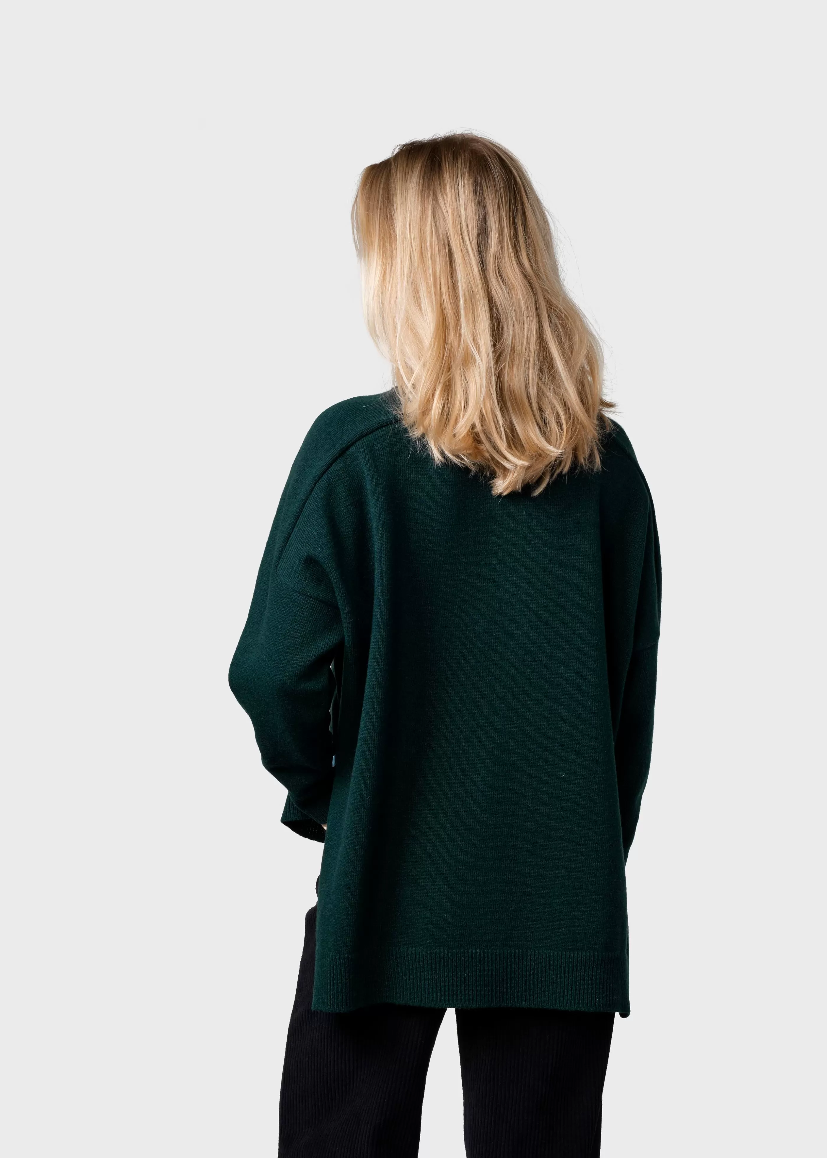 Klitmoller Collective Cirkeline knit - Moss Green- Strick