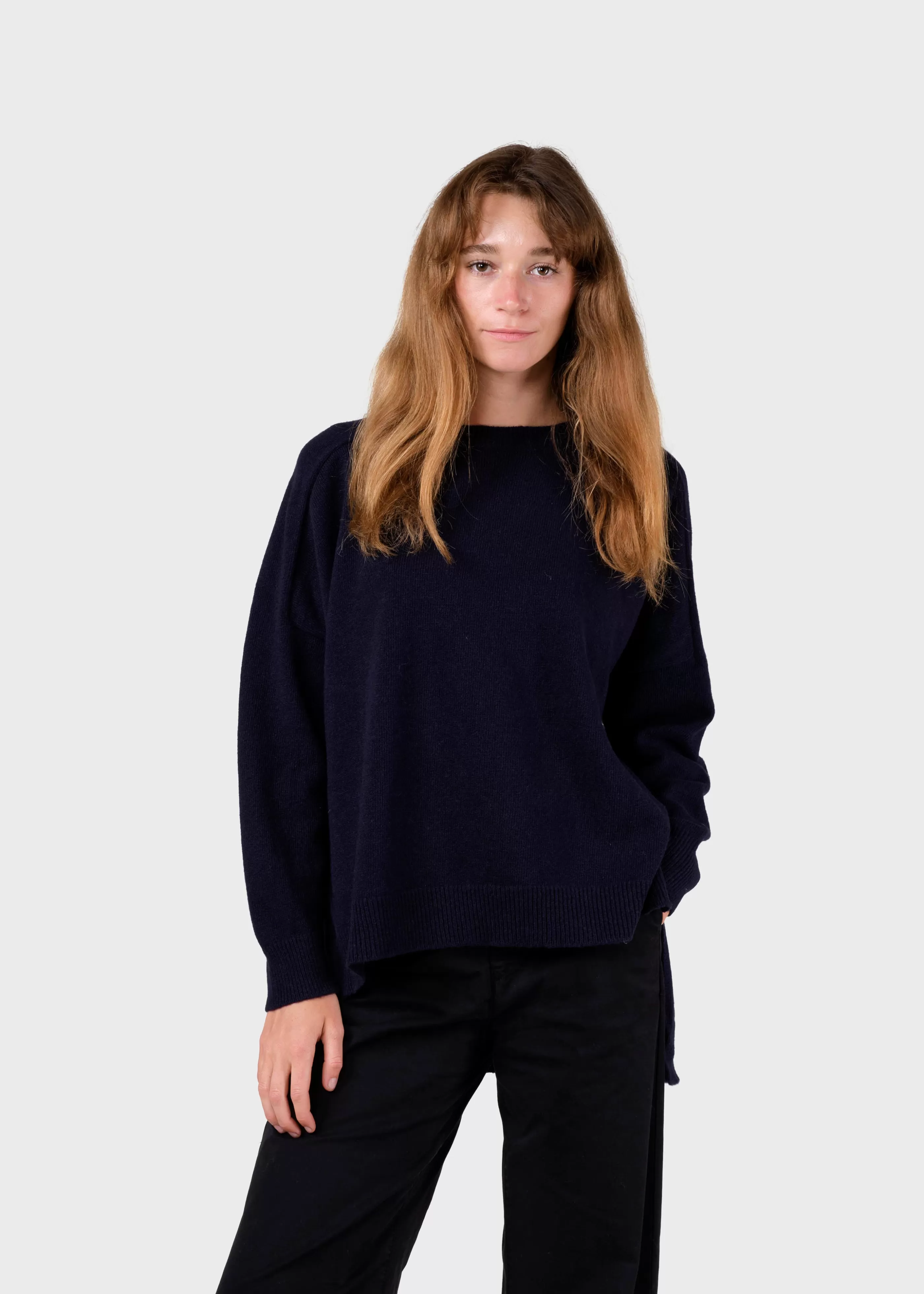 Klitmoller Collective Cirkeline knit - Navy- Strick