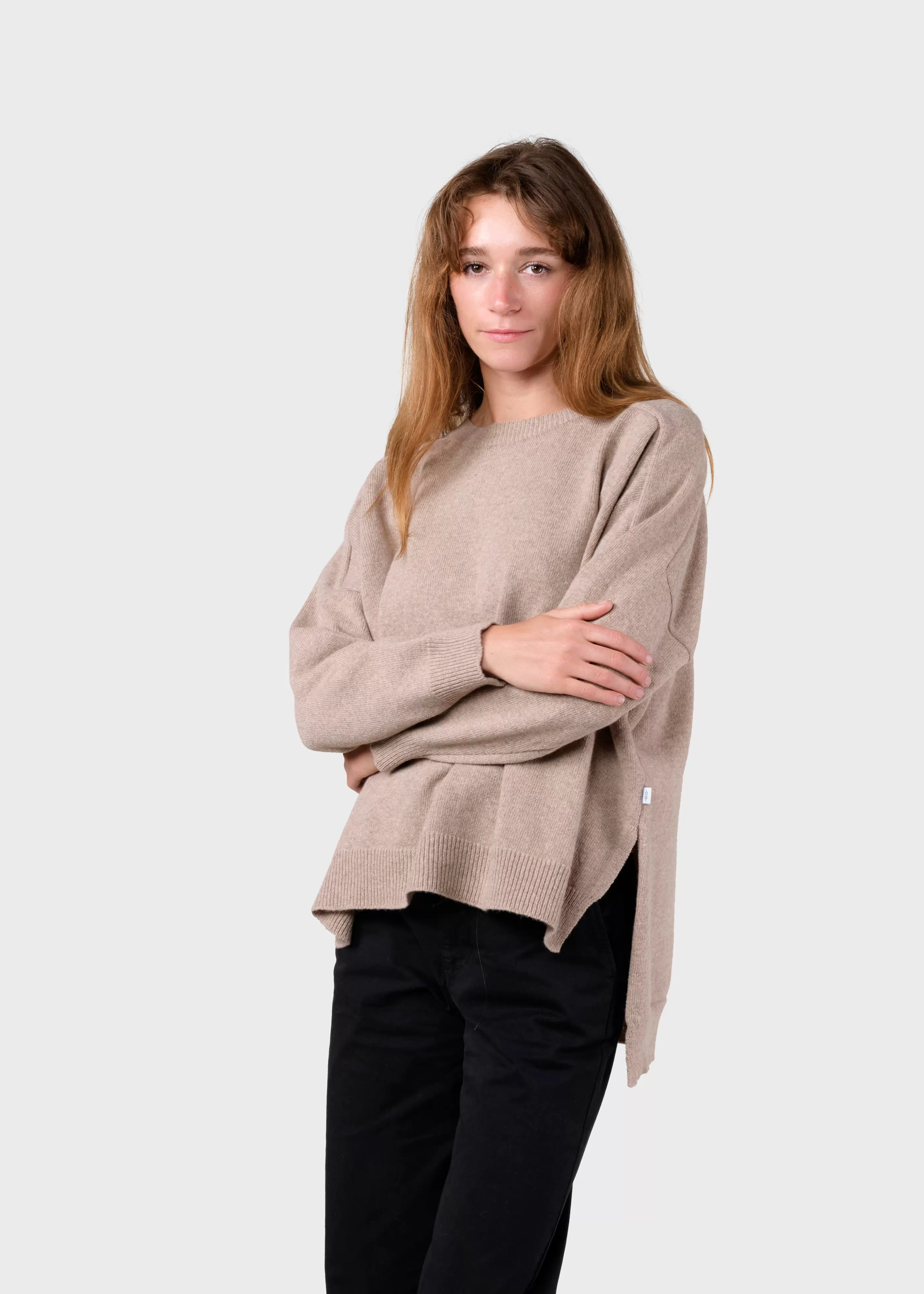 Klitmoller Collective Cirkeline knit - Sand- Strick