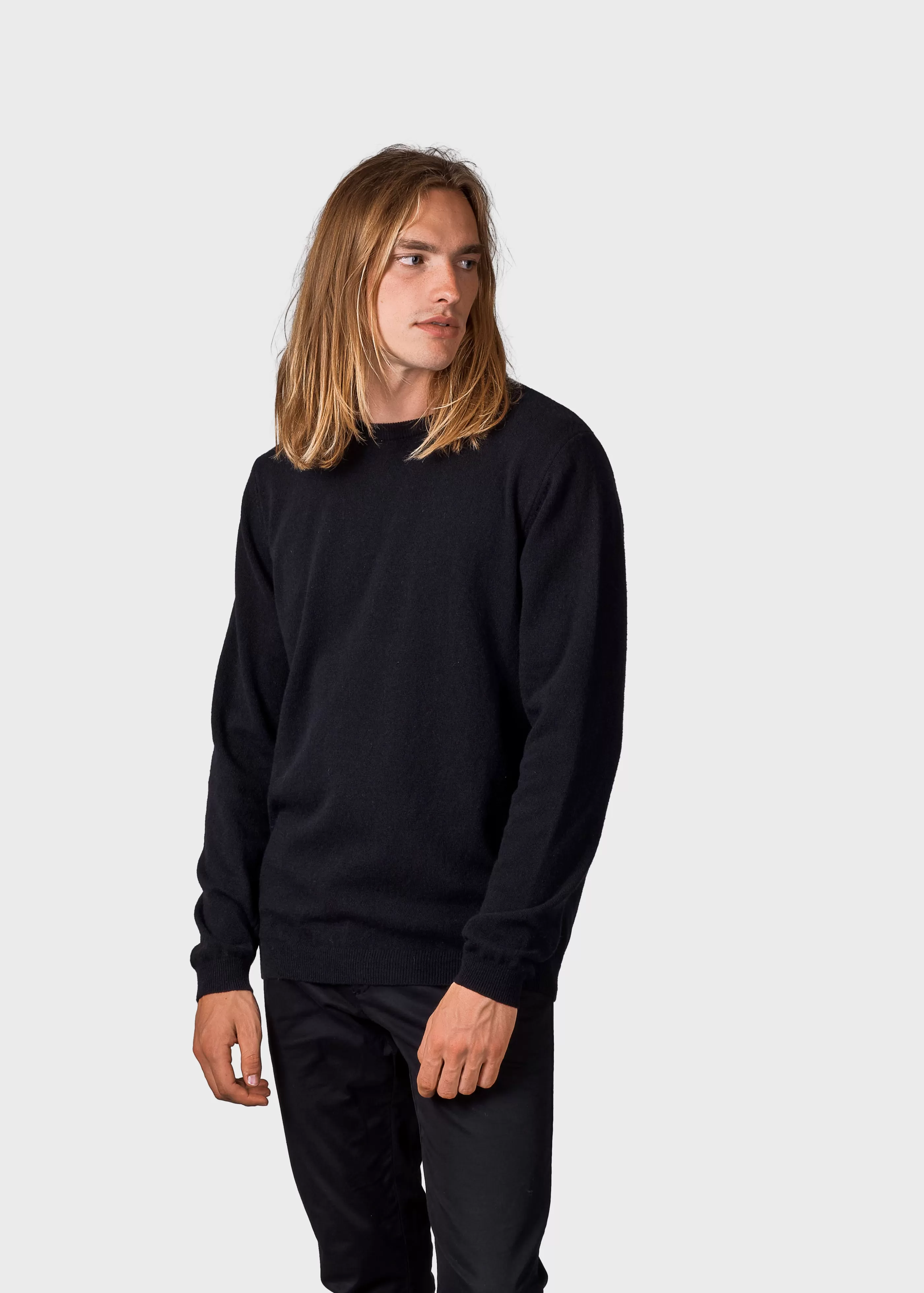 Klitmoller Collective Daniel knit - Black- Strick