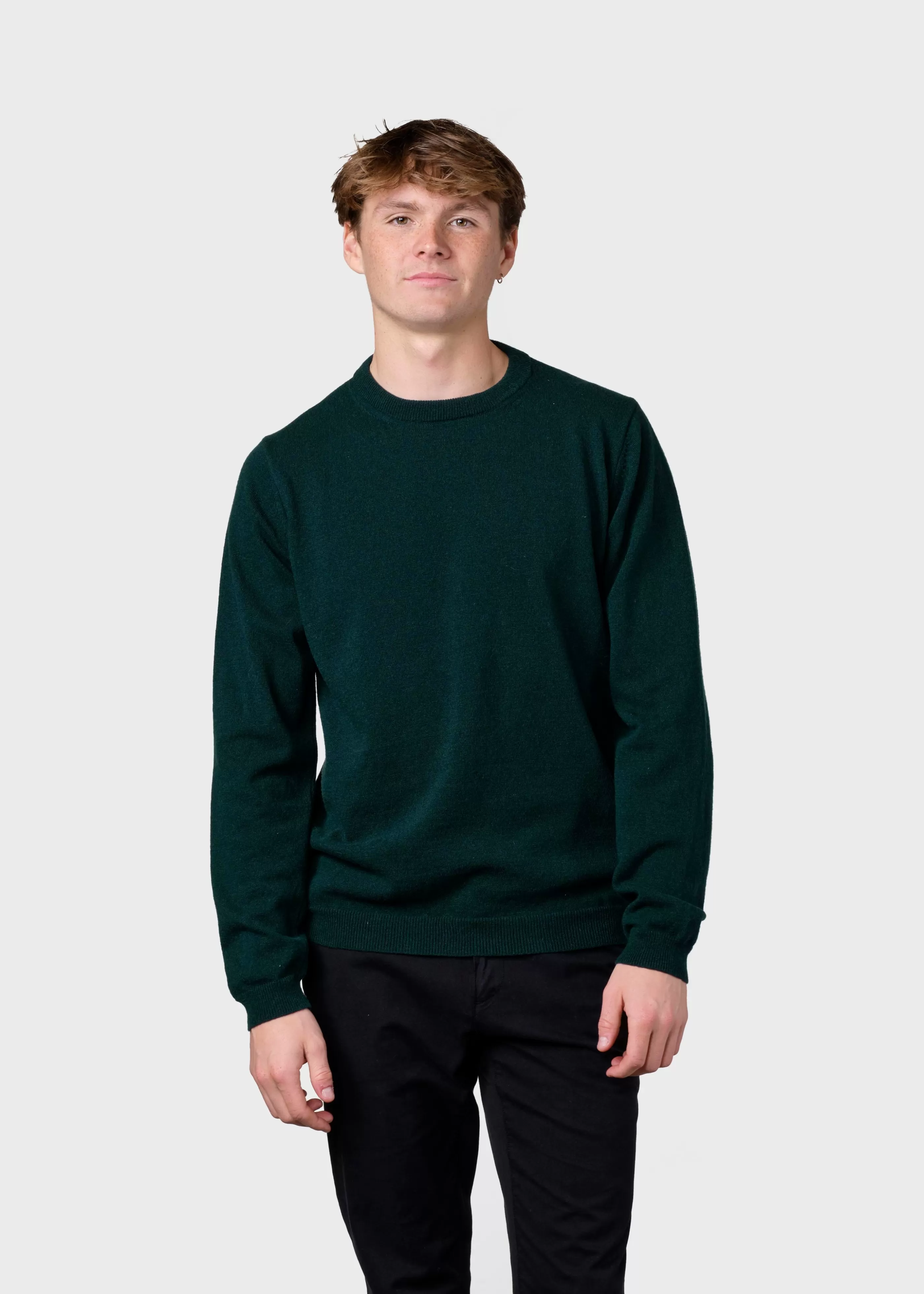 Klitmoller Collective Daniel knit - Moss Green- Strick