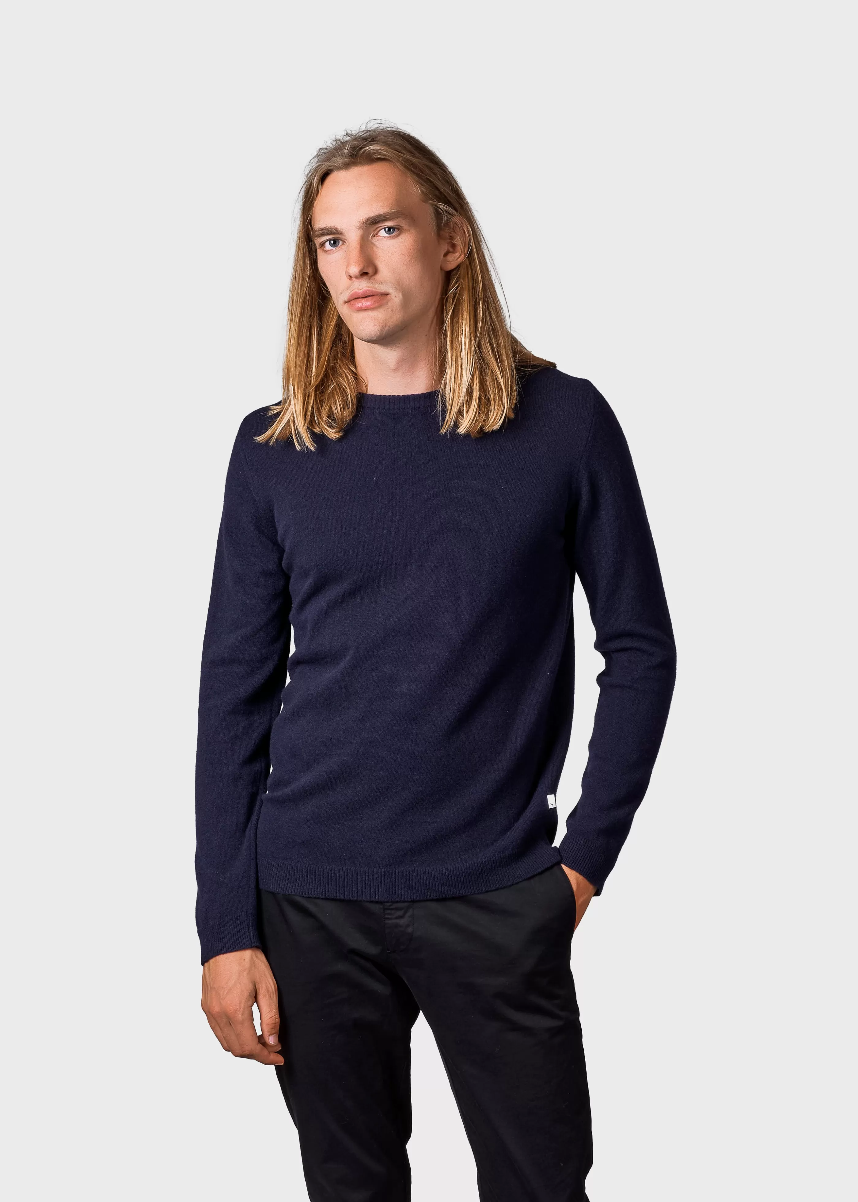 Klitmoller Collective Daniel knit - Navy- Strick