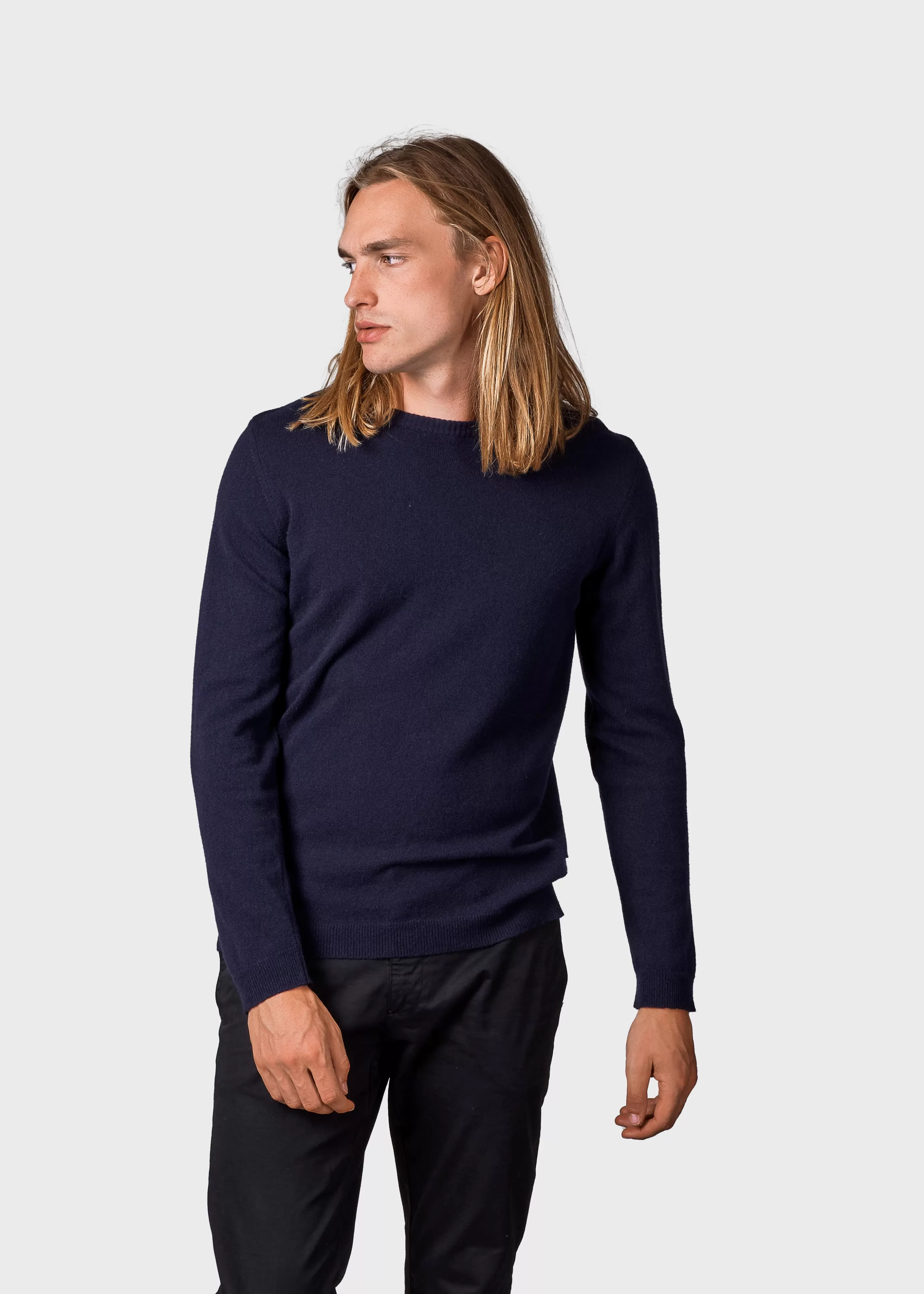 Klitmoller Collective Daniel knit - Navy- Strick