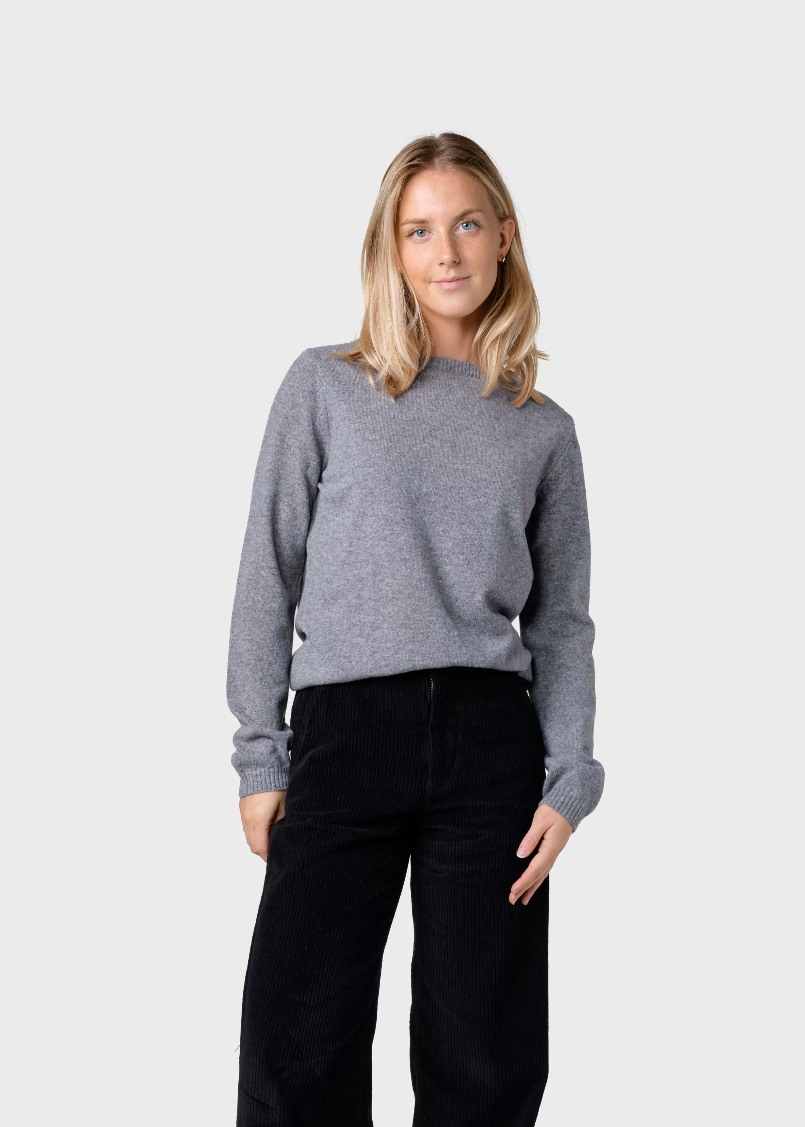 Klitmoller Collective Daniella knit - Light grey- Strick