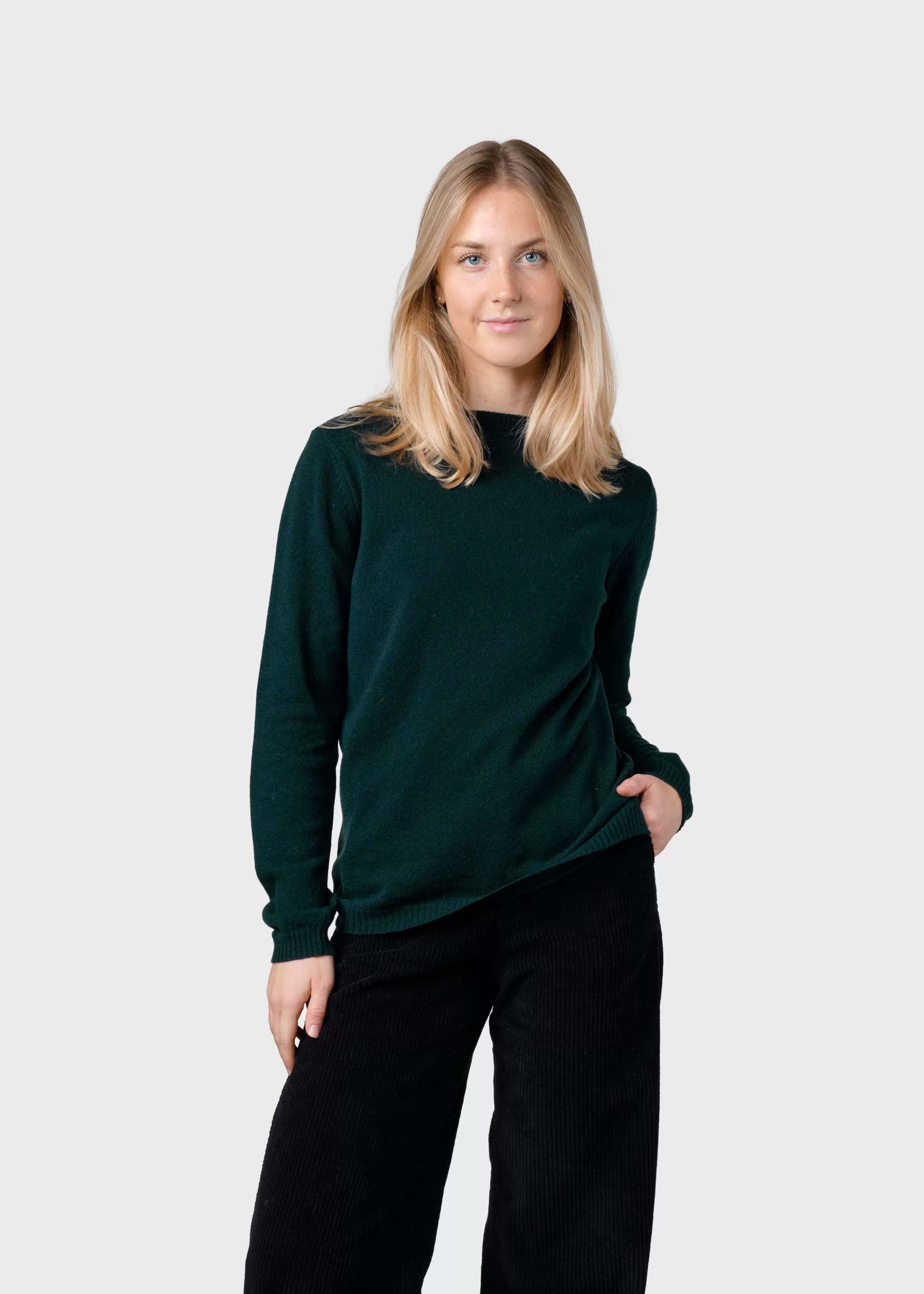 Klitmoller Collective Daniella knit - Moss Green- Strick