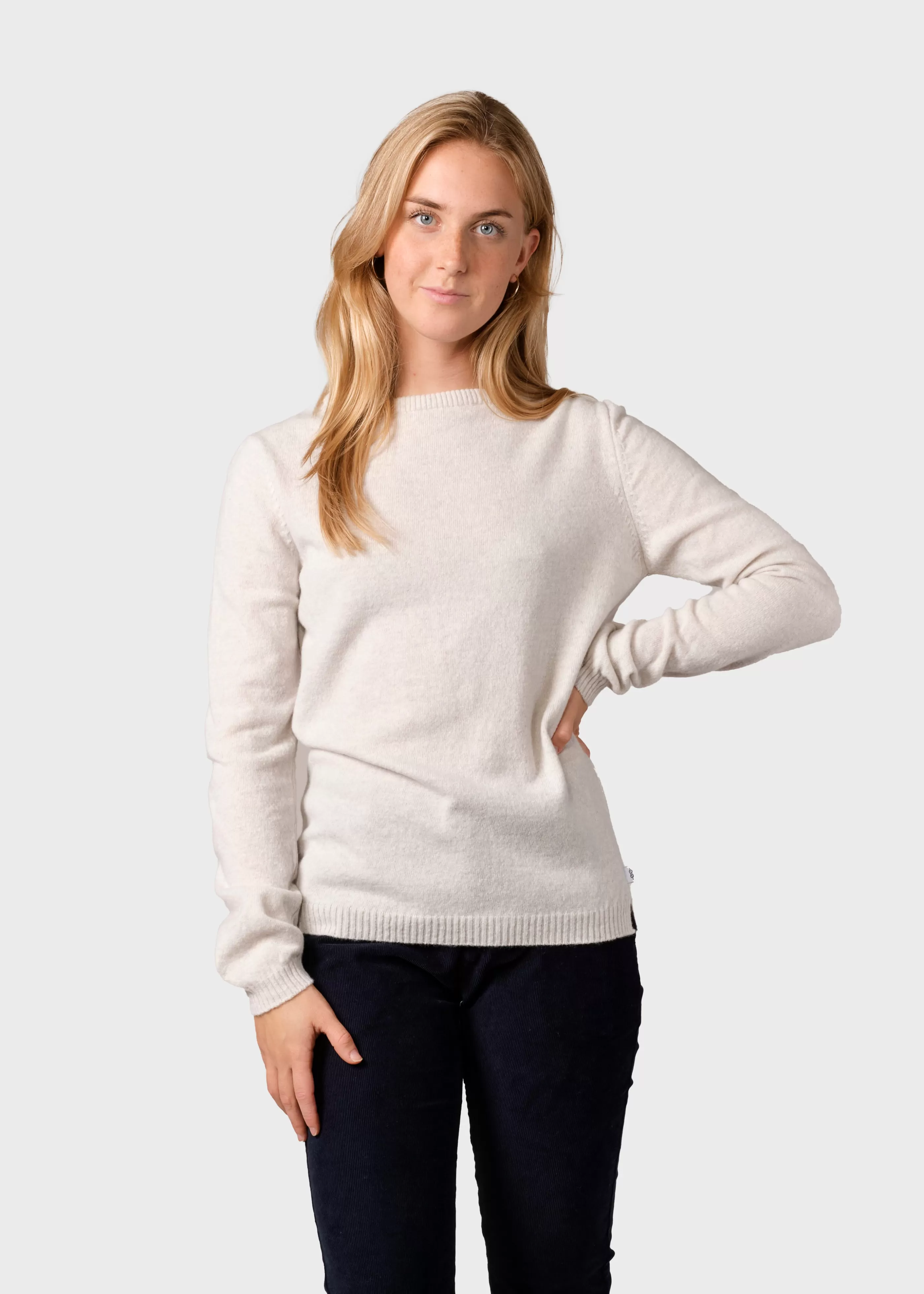 Klitmoller Collective Daniella knit - Pastel grey- Strick