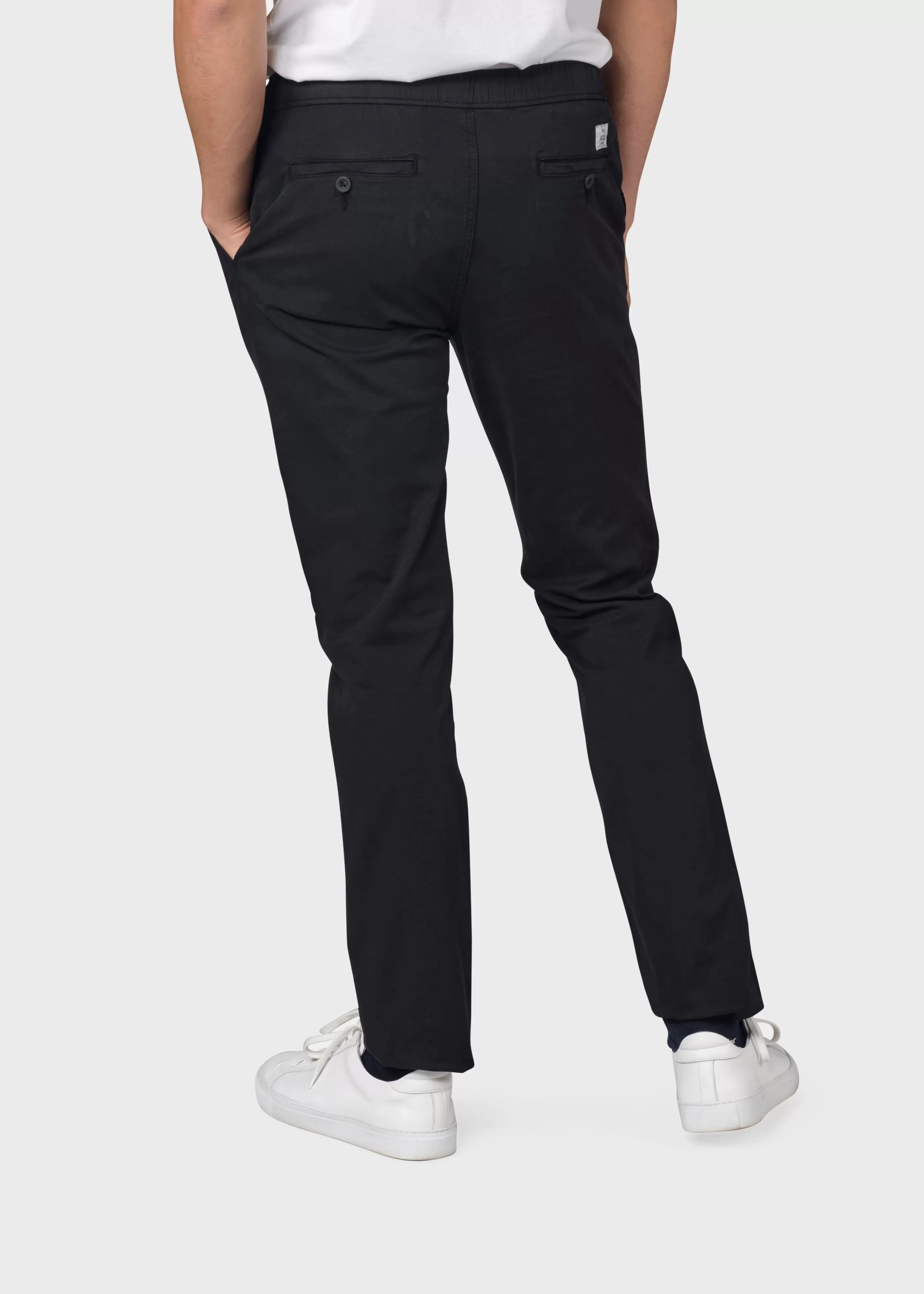 Klitmoller Collective Elliot twill chino - Black- Hosen