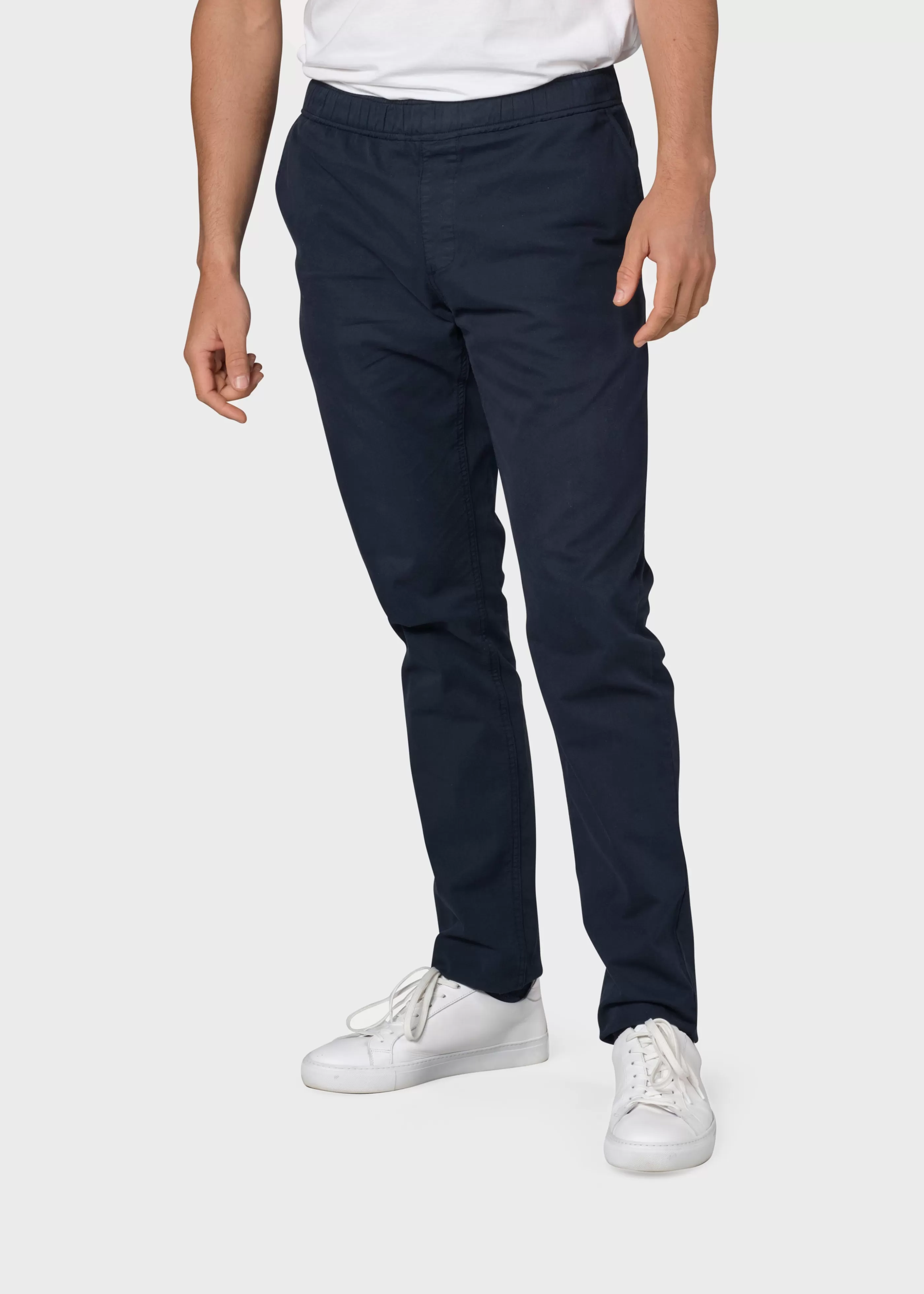 Klitmoller Collective Elliot twill chino - Navy- Hosen