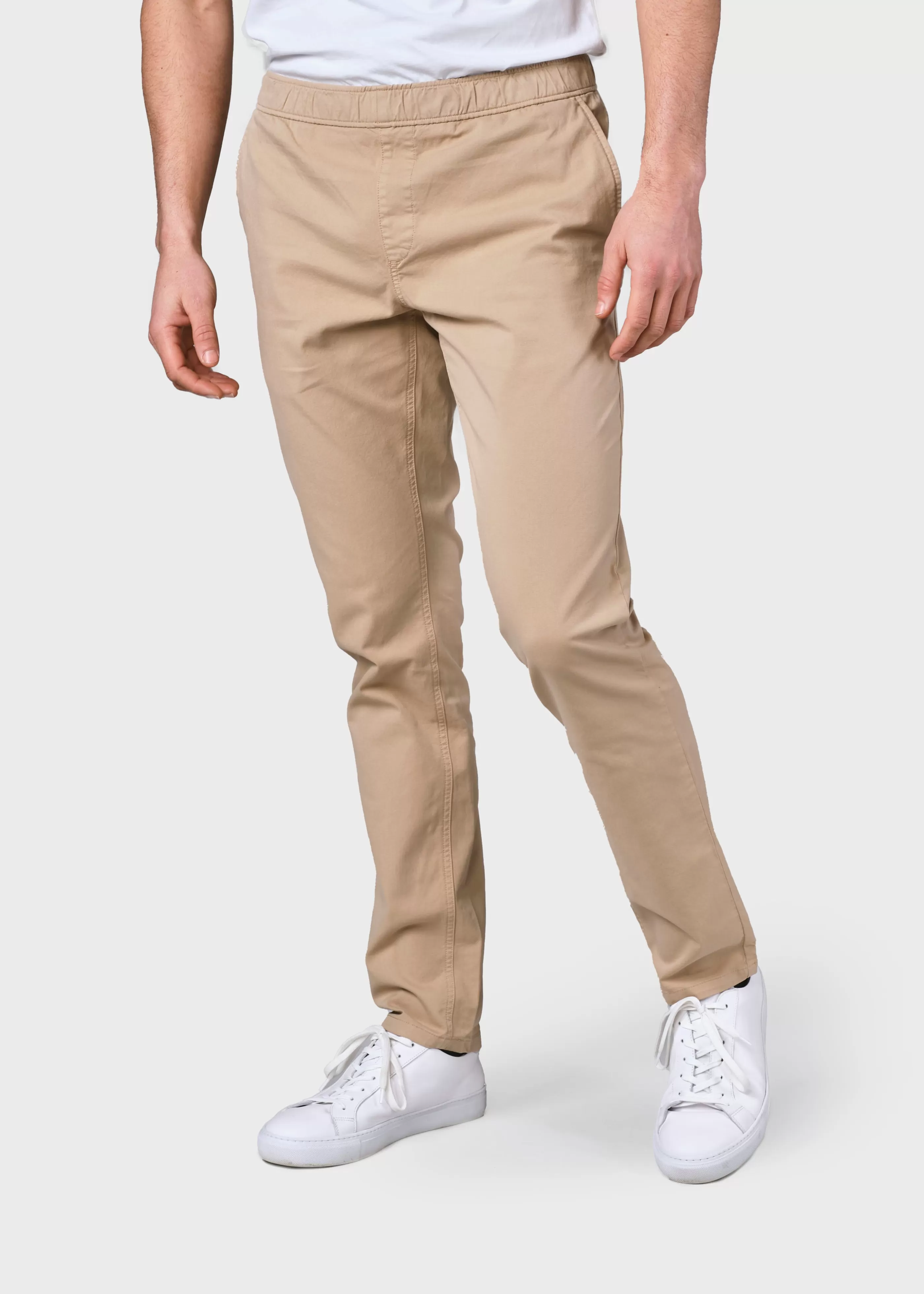 Klitmoller Collective Elliot twill chino - Sand- Hosen