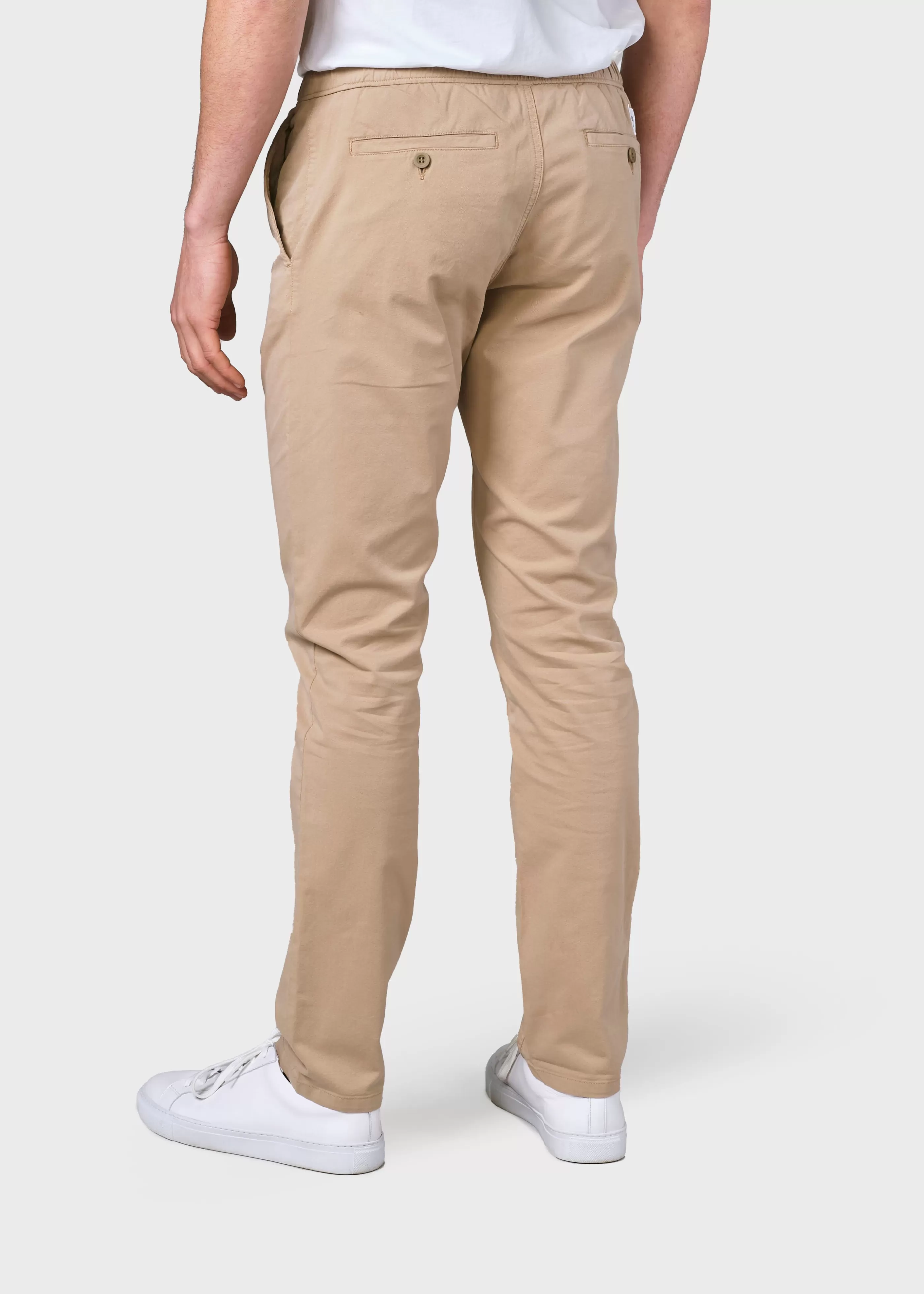 Klitmoller Collective Elliot twill chino - Sand- Hosen