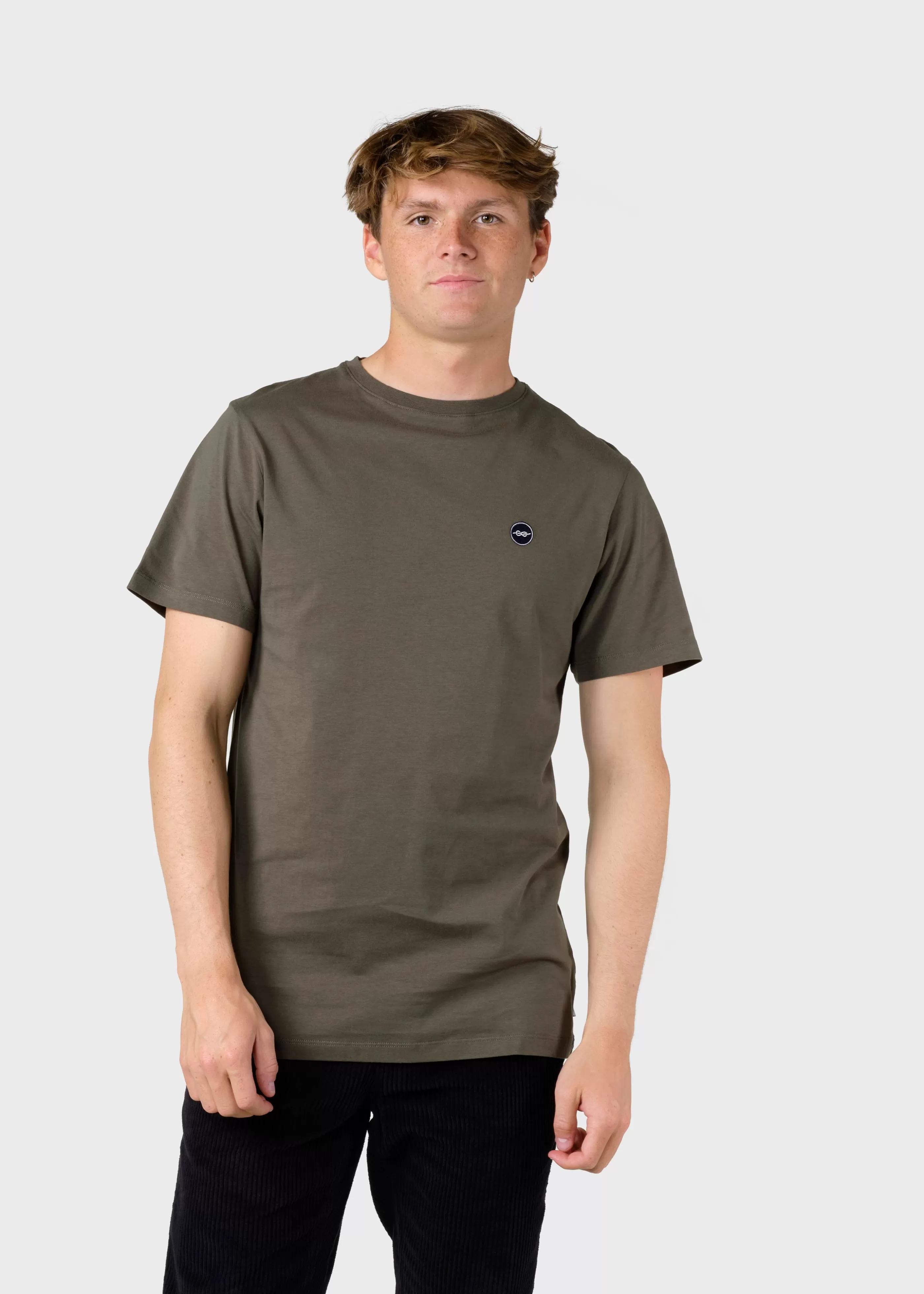 Klitmoller Collective Elton tee - Olive- T-shirts