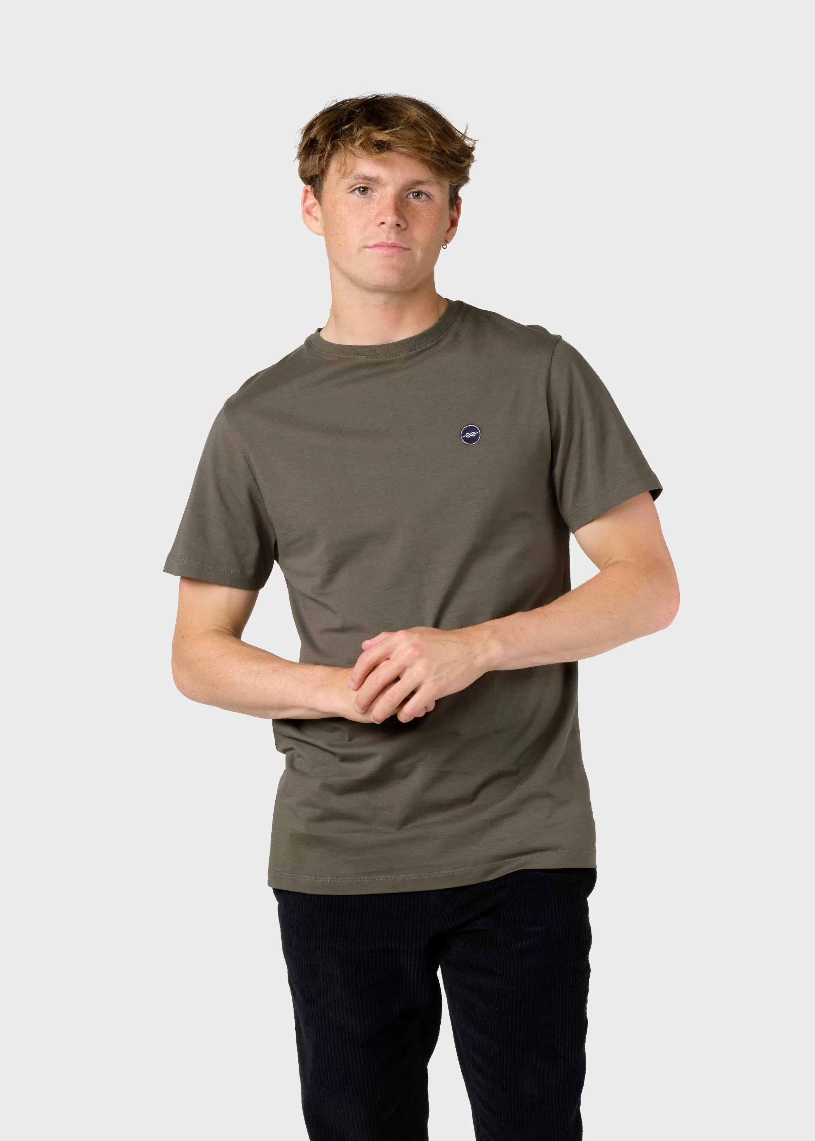 Klitmoller Collective Elton tee - Olive- T-shirts