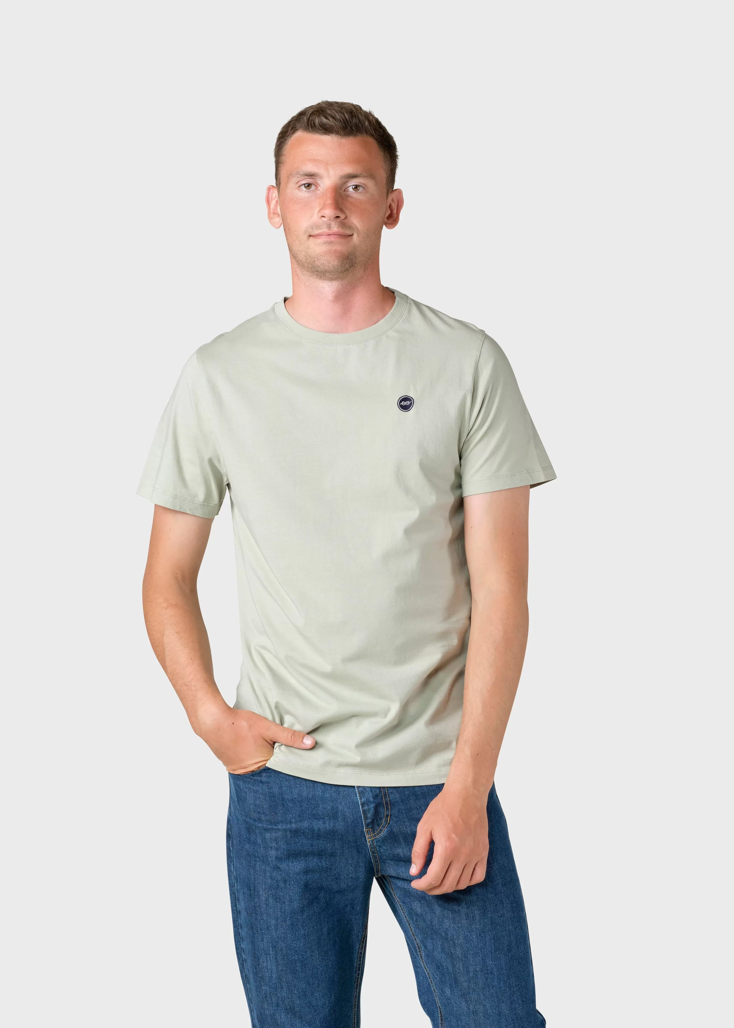 Klitmoller Collective Elton tee - Sage- T-shirts