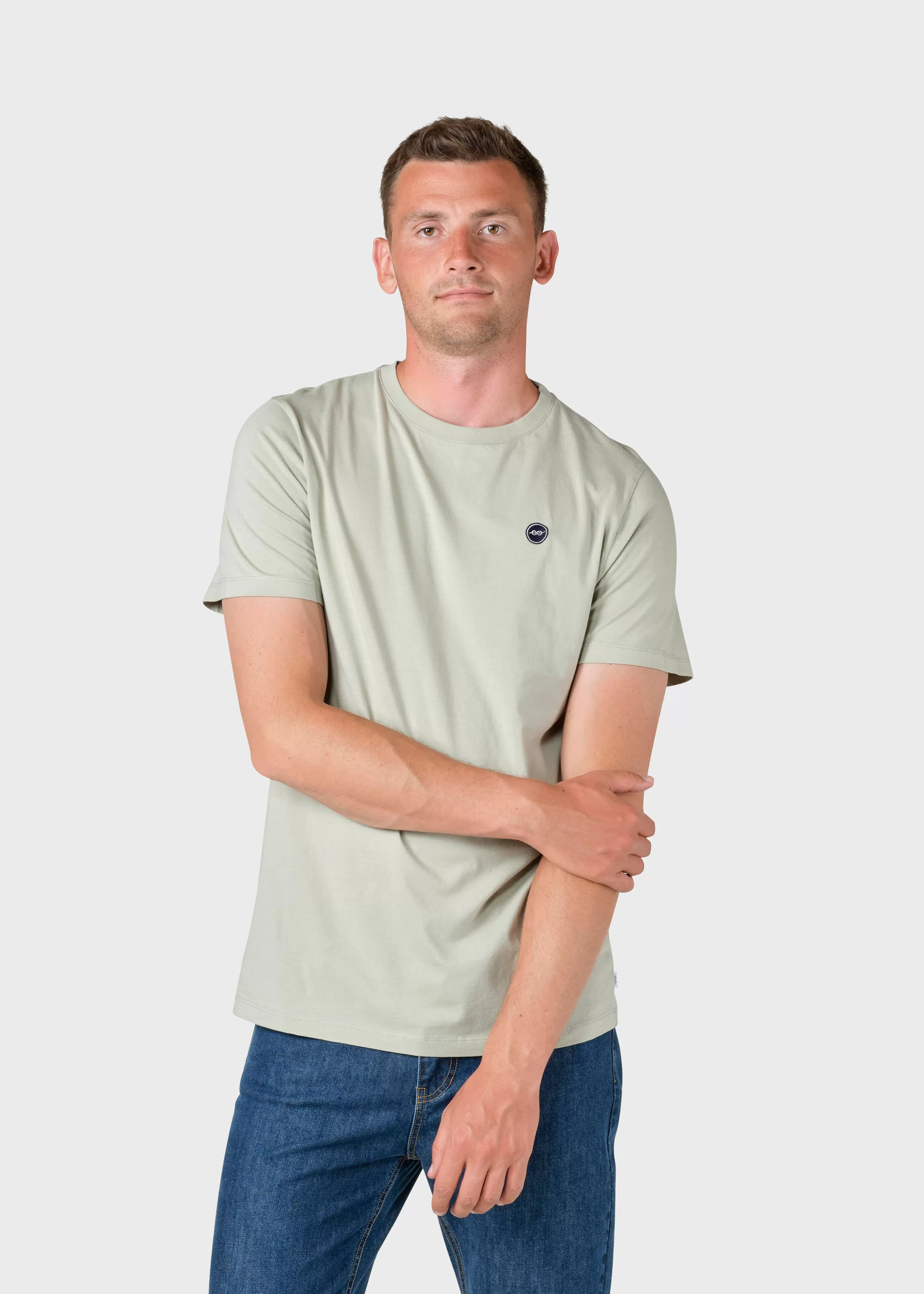 Klitmoller Collective Elton tee - Sage- T-shirts