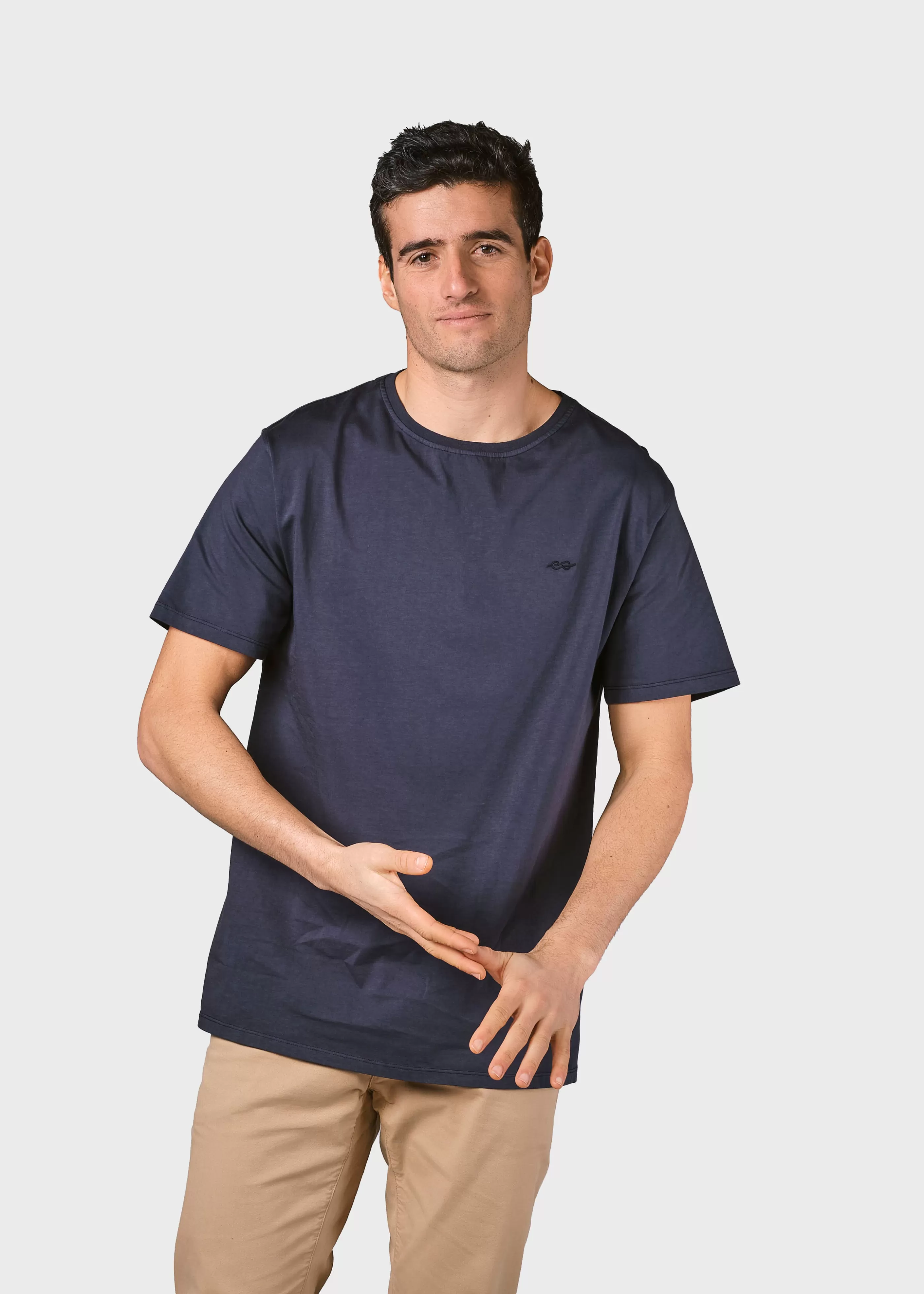 Klitmoller Collective Felix tee - Navy- T-shirts