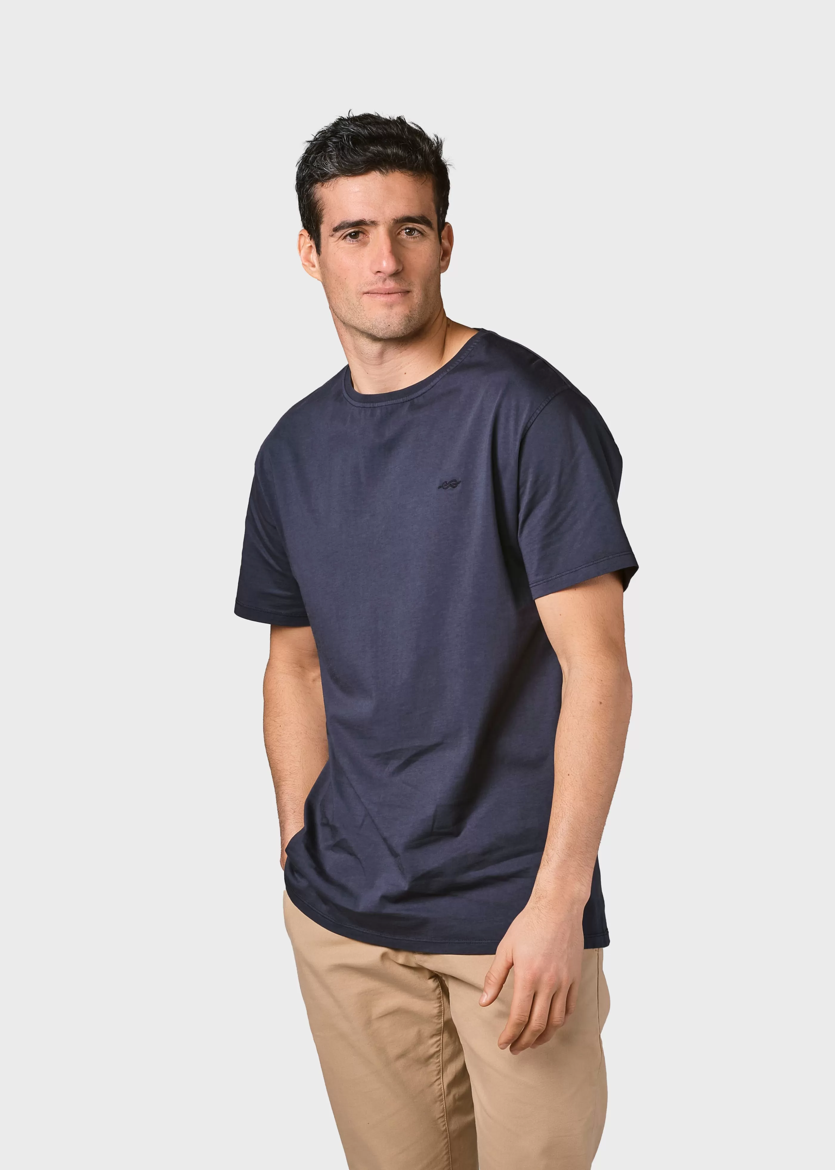 Klitmoller Collective Felix tee - Navy- T-shirts