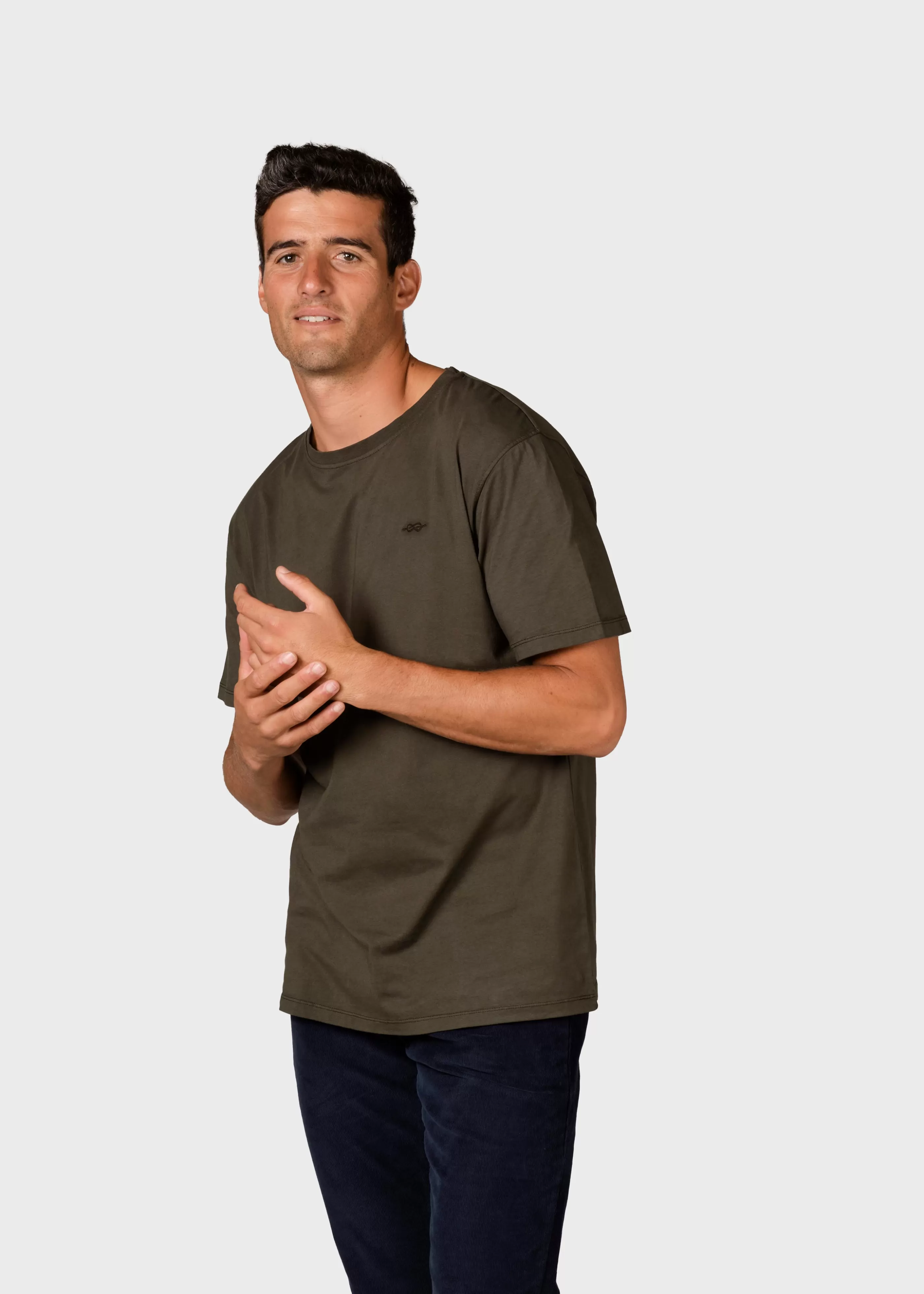 Klitmoller Collective Felix tee - Olive- T-shirts