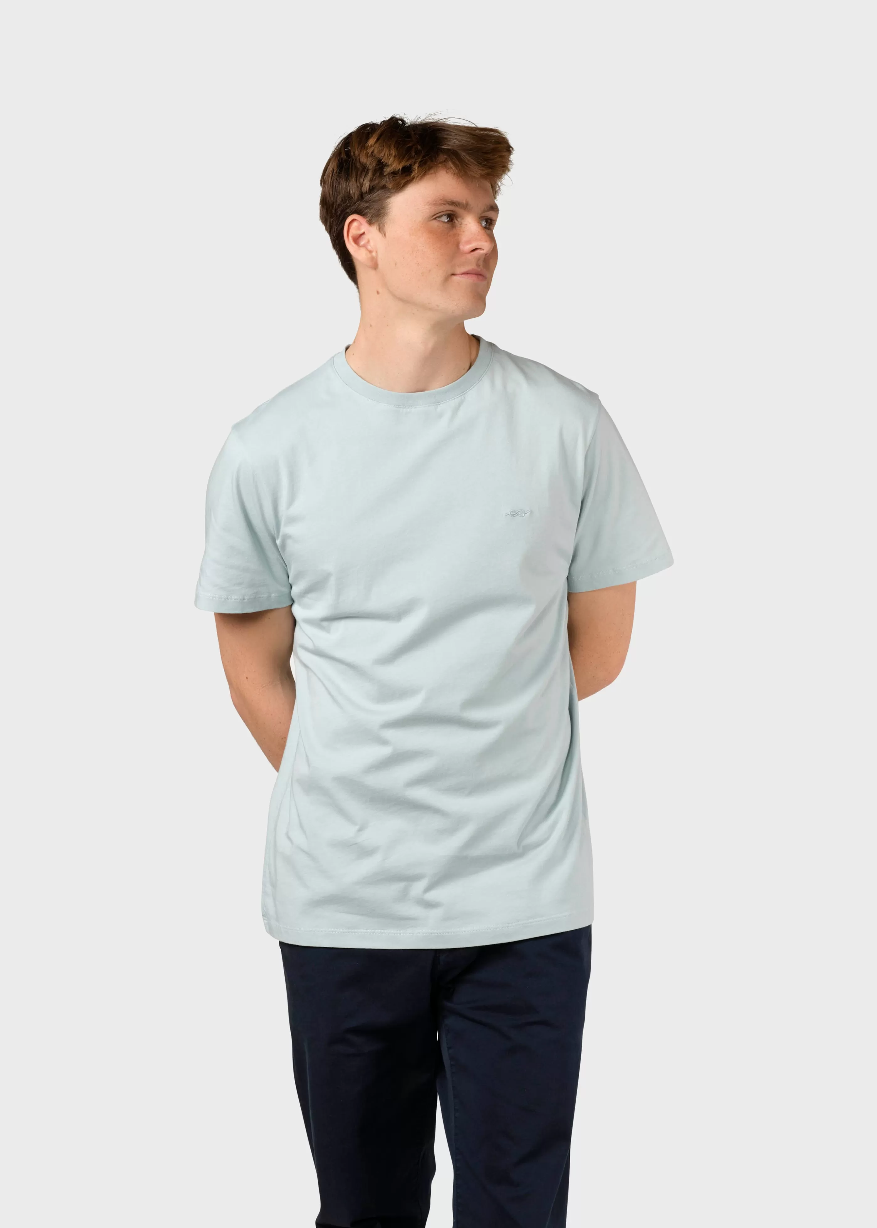 Klitmoller Collective Felix tee - Sage- T-shirts