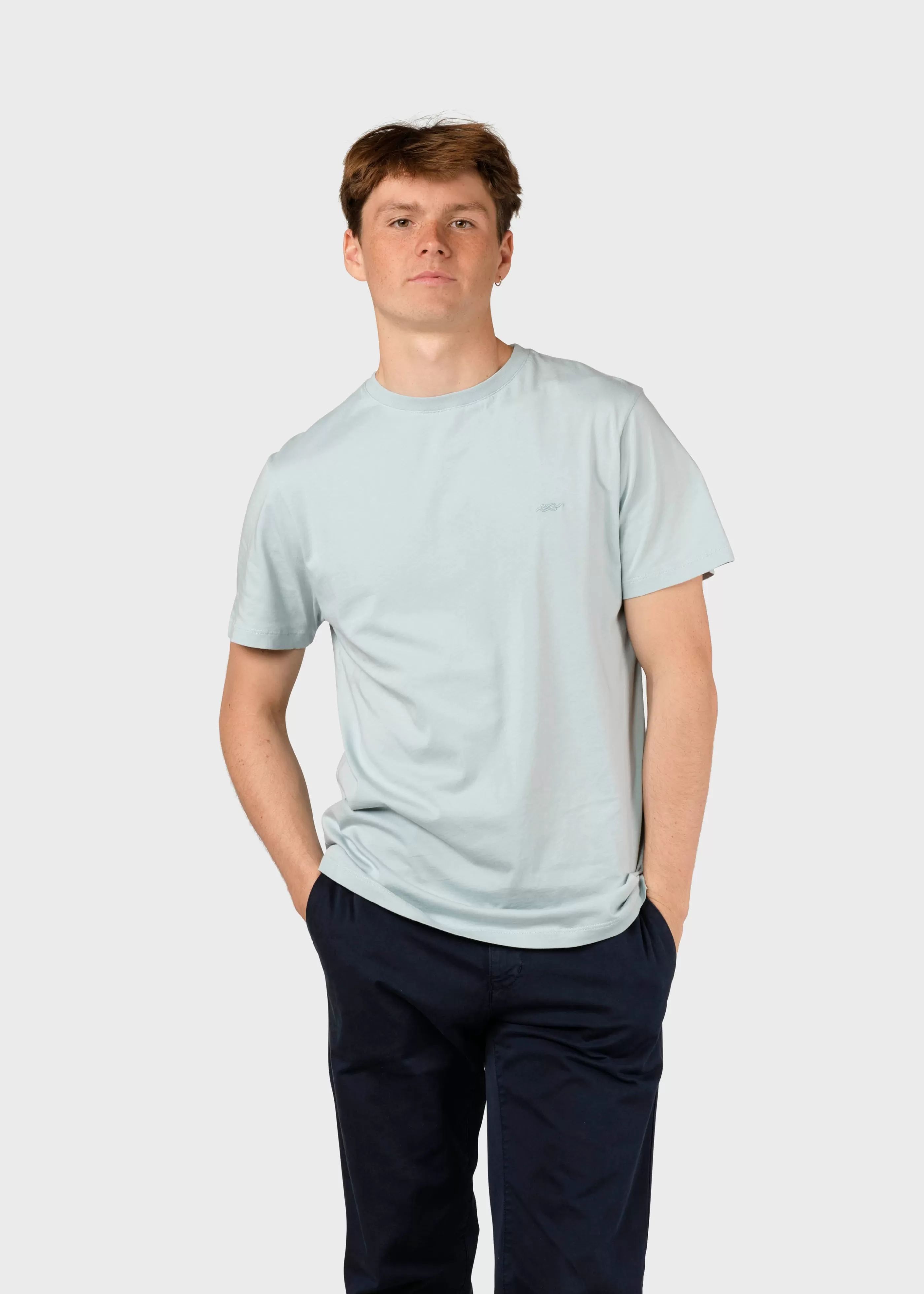 Klitmoller Collective Felix tee - Sage- T-shirts