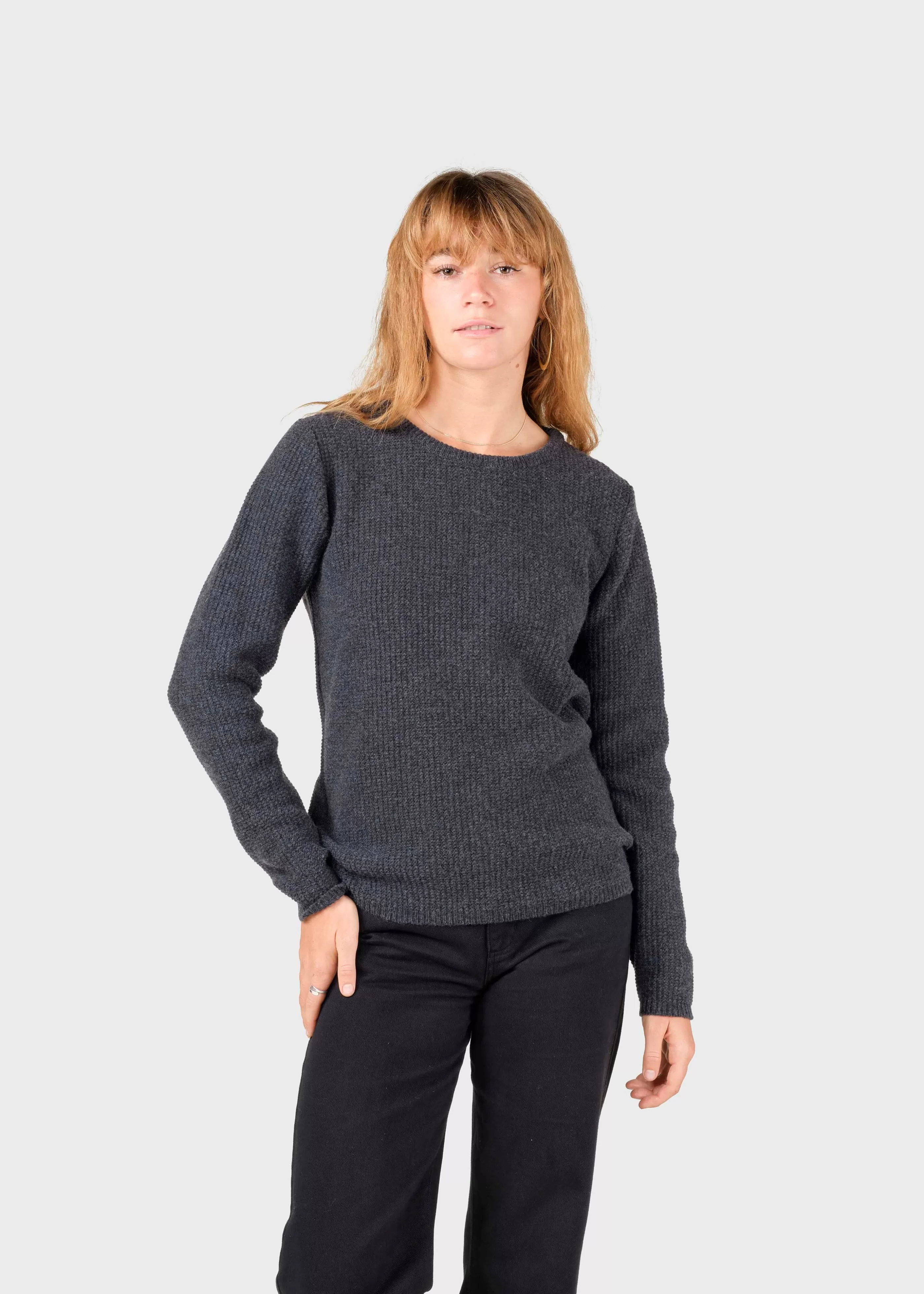 Klitmoller Collective Fenja Knit - Anthracite- Strick