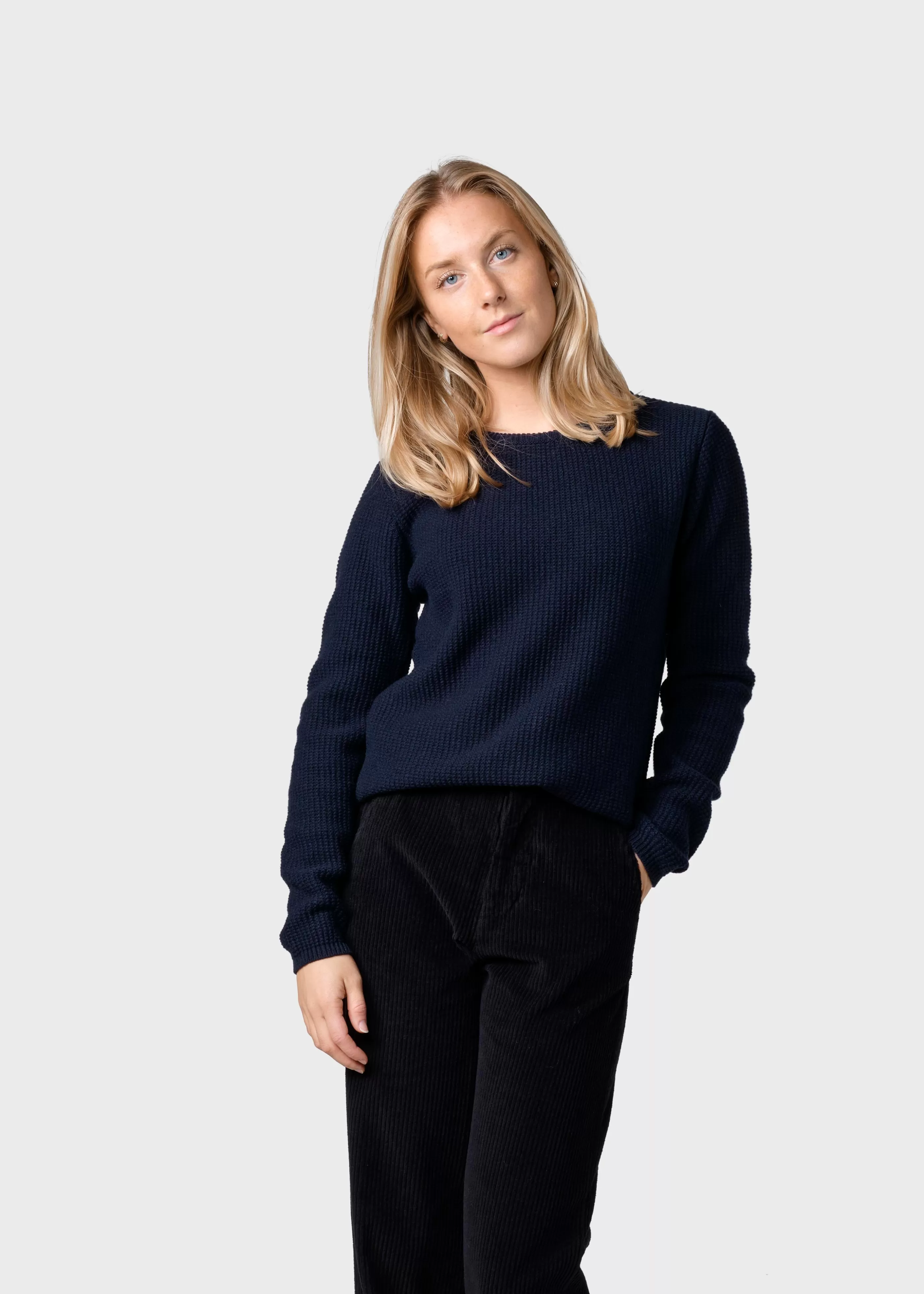 Klitmoller Collective Fenja Knit - Navy- Strick