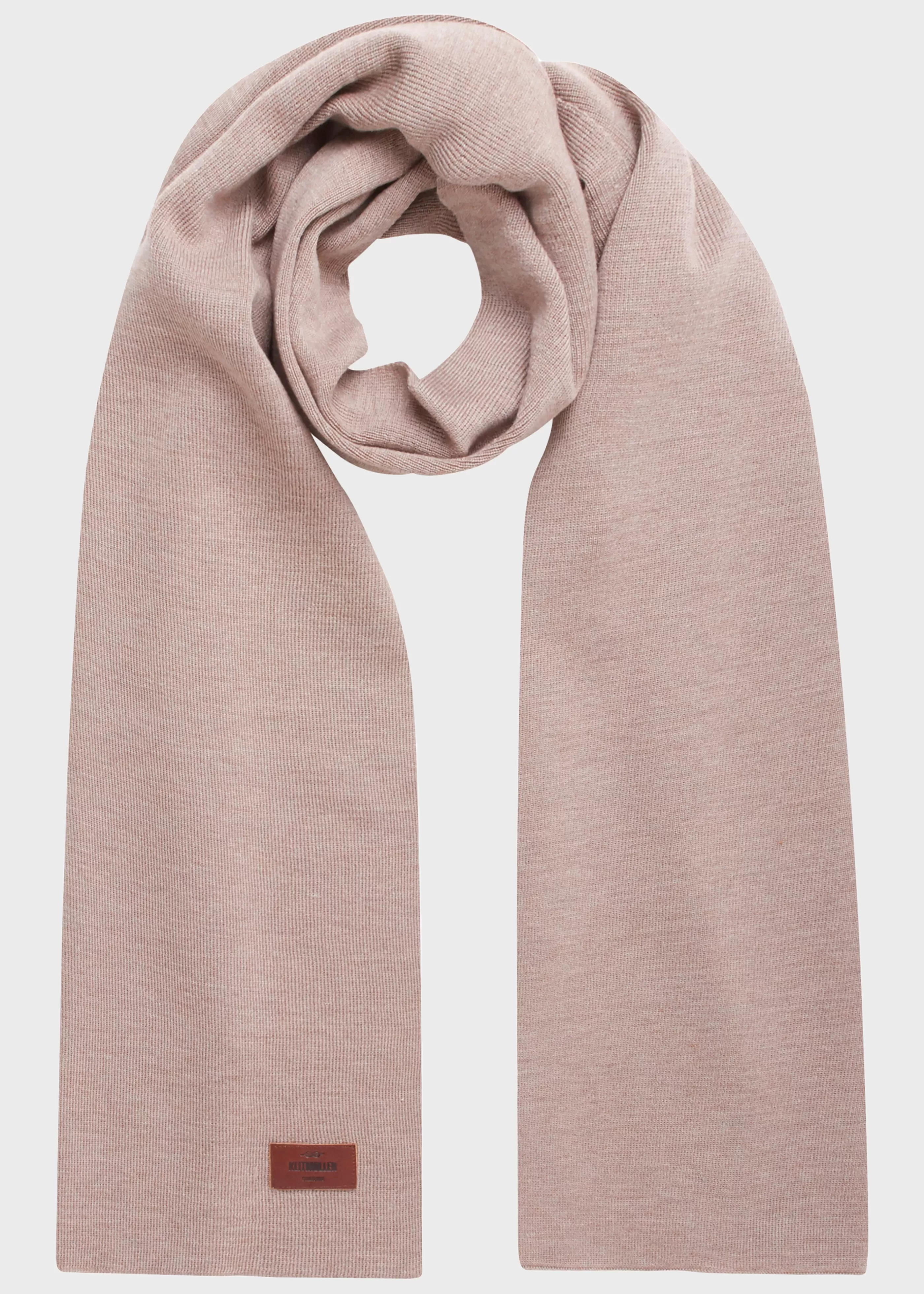 Klitmoller Collective Fine rib scarf - Sand- Accessories