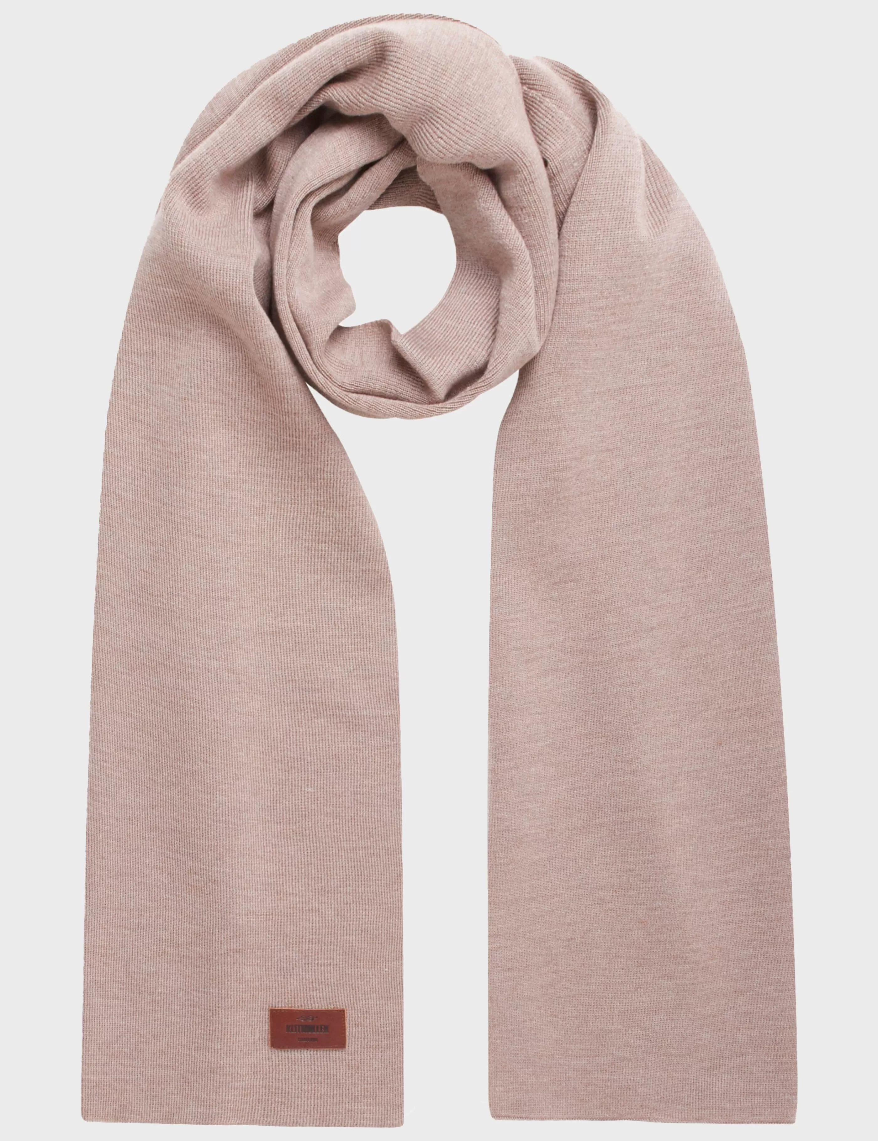 Klitmoller Collective Fine rib scarf - Sand- Accessories