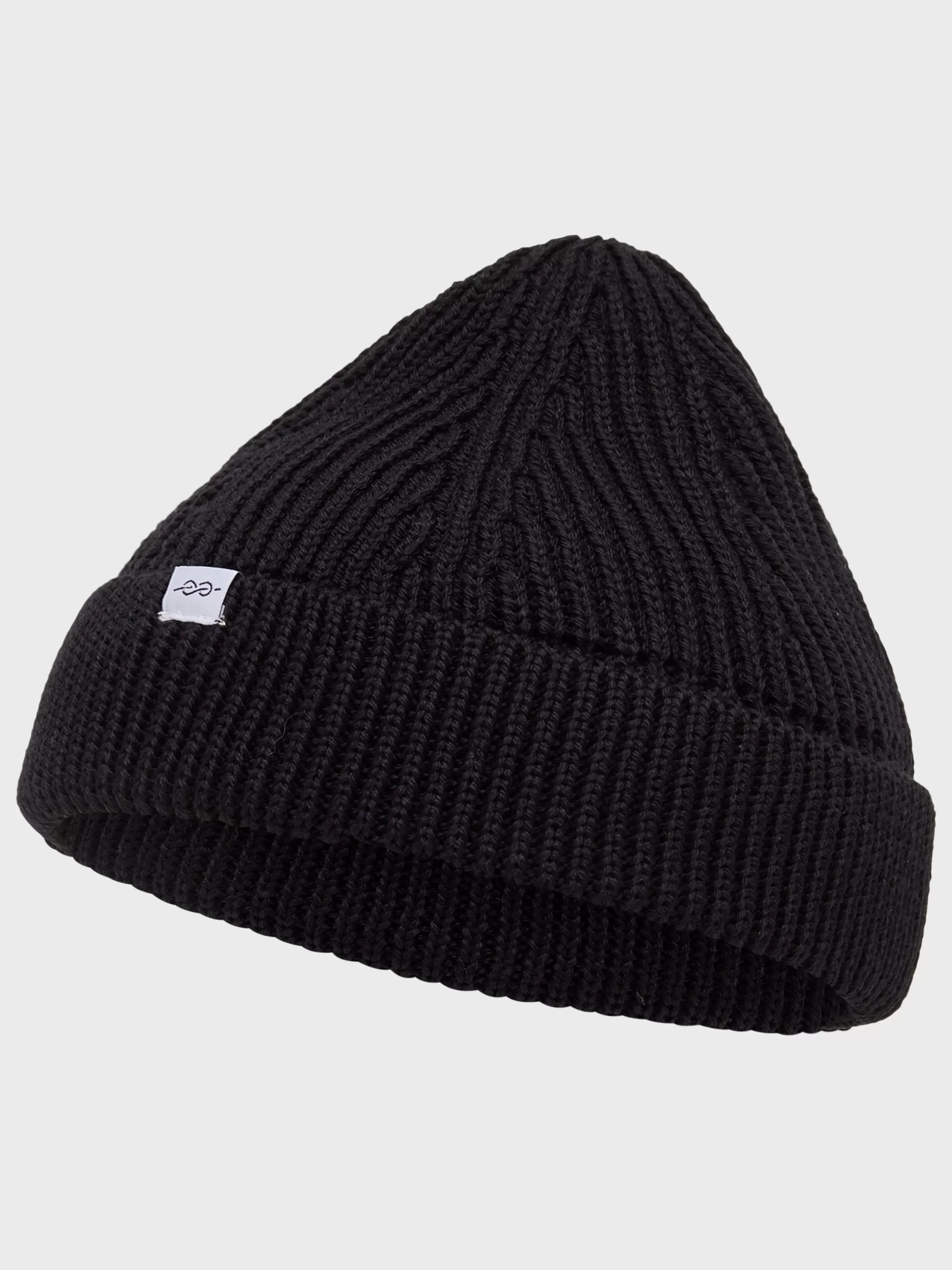 Klitmoller Collective Fine short beanie - Black- Accessories