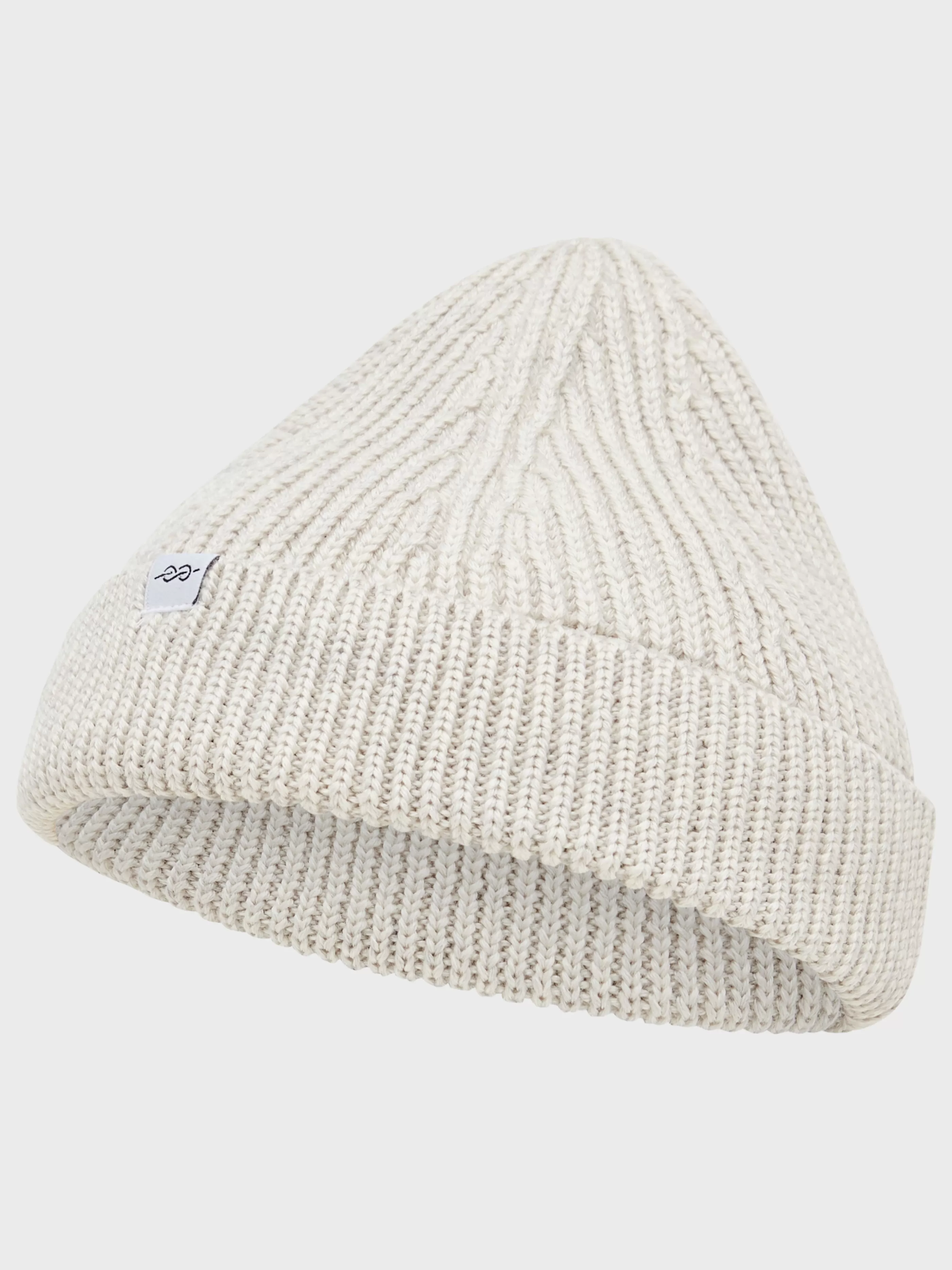 Klitmoller Collective Fine short beanie - Pastel grey- Accessories