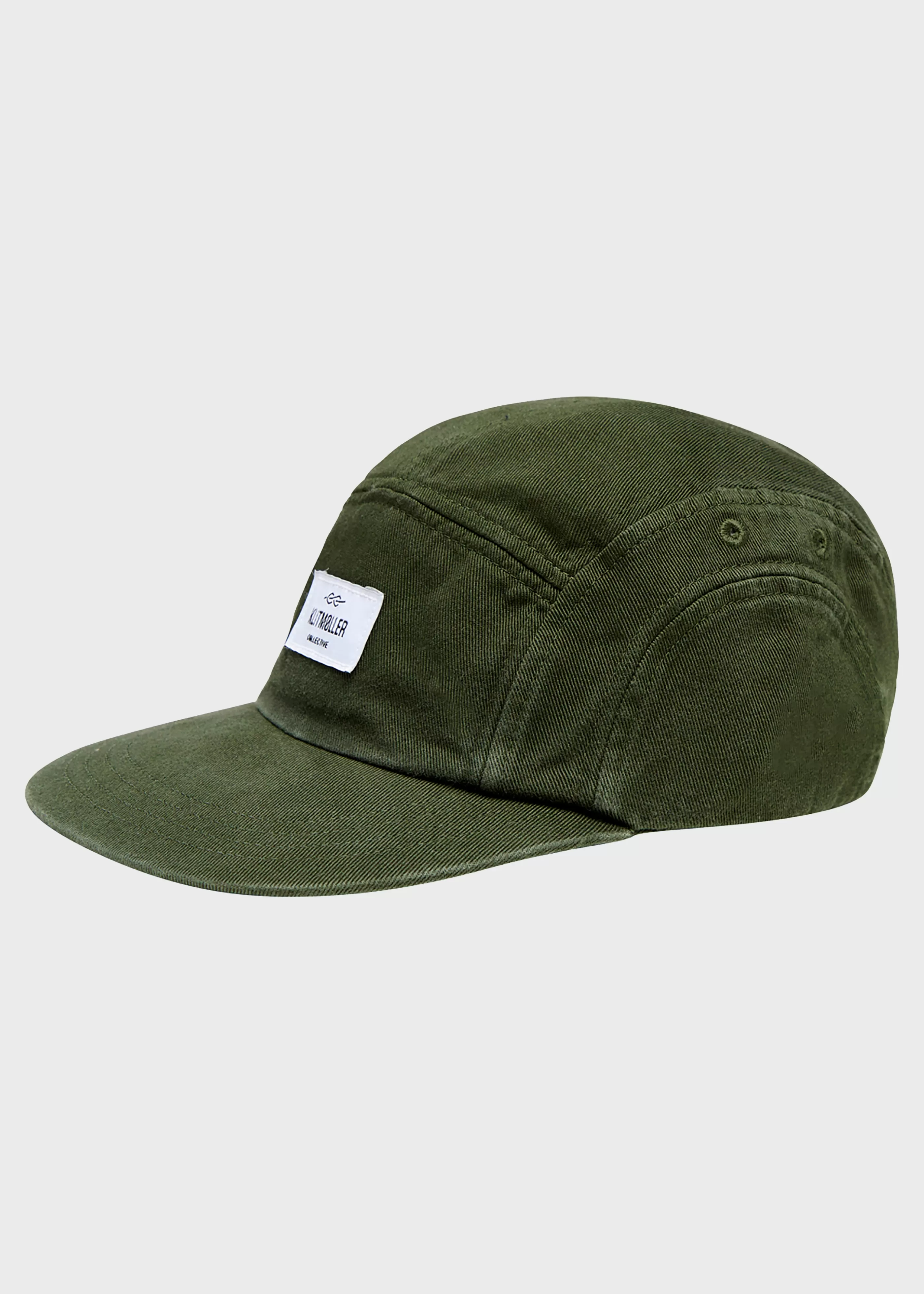 Klitmoller Collective Five panel cap - Olive- Accessories