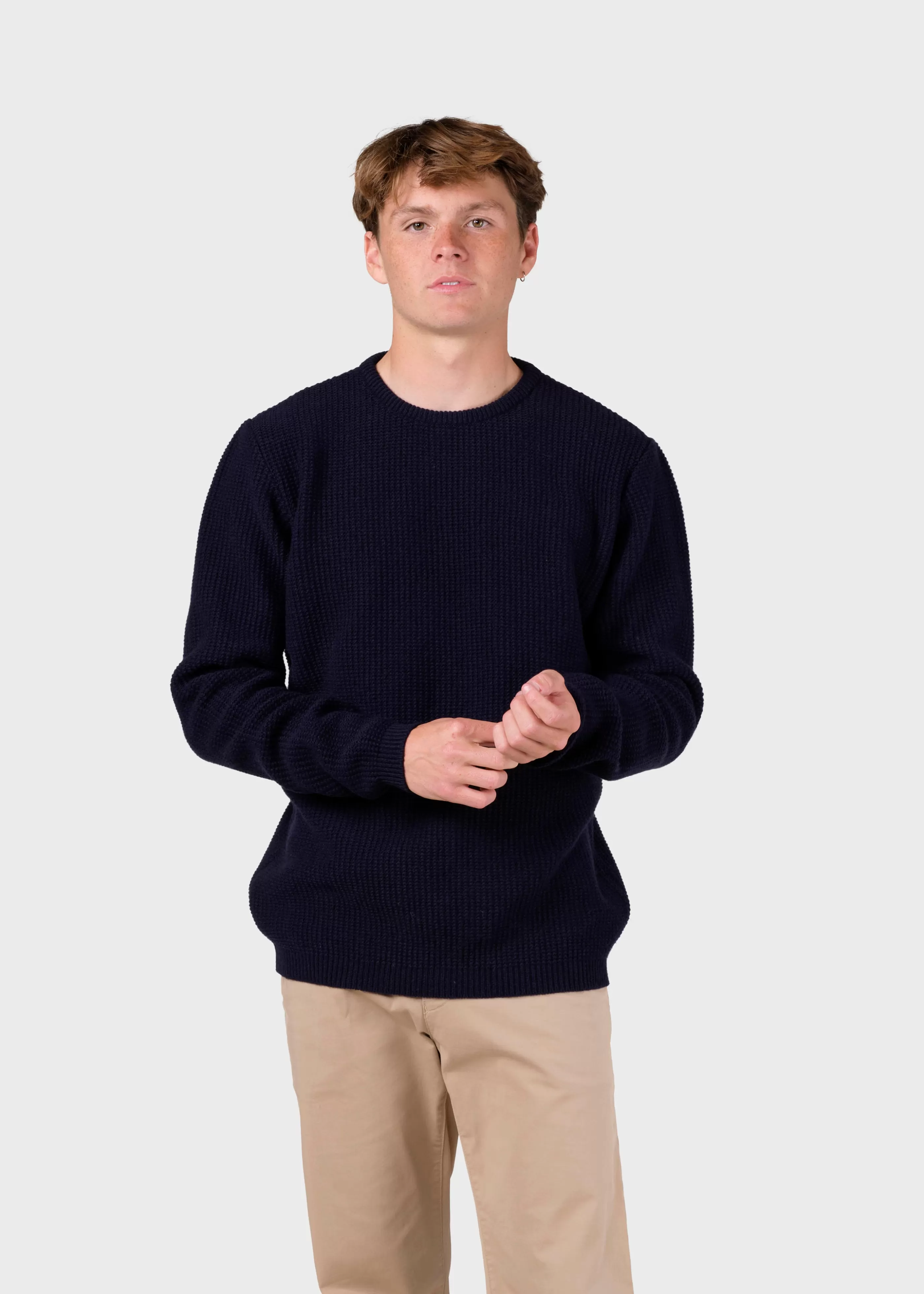 Klitmoller Collective Frede knit - Navy- Strick