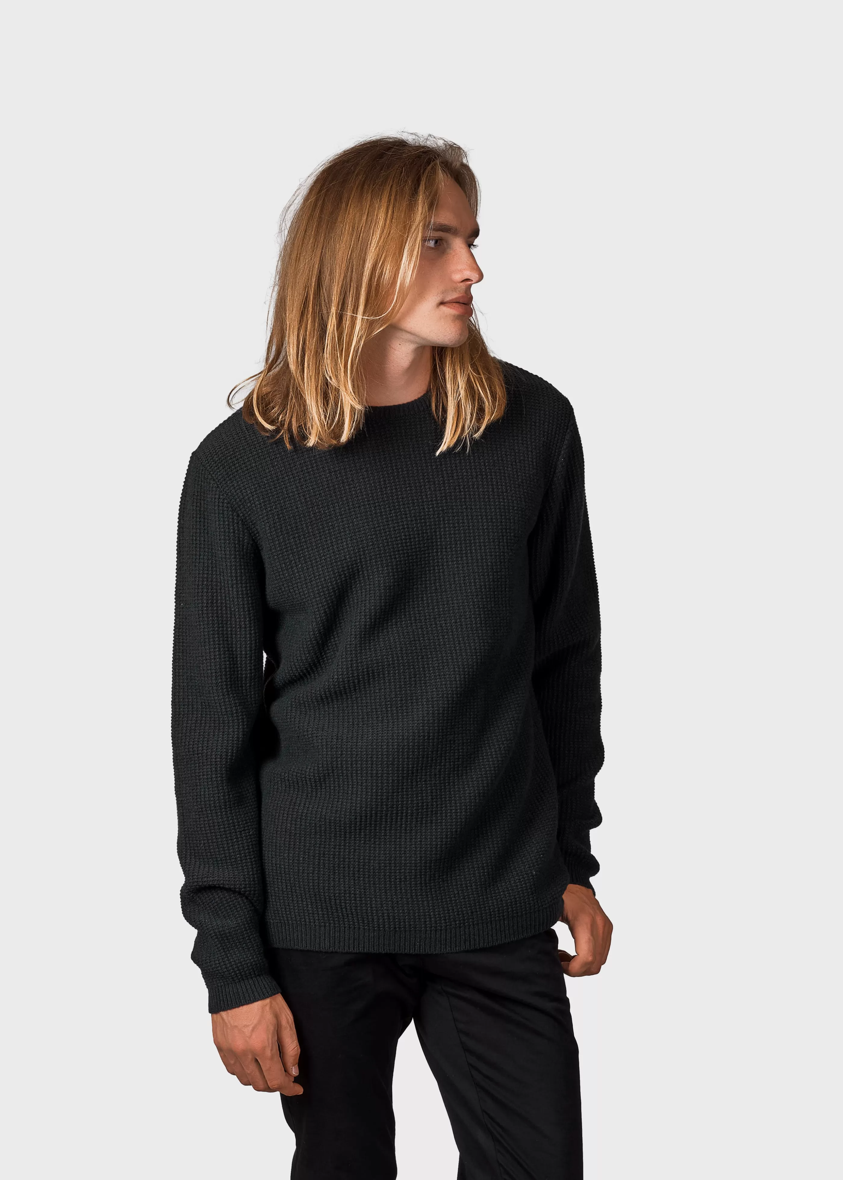 Klitmoller Collective Frede knit - Olive- Strick