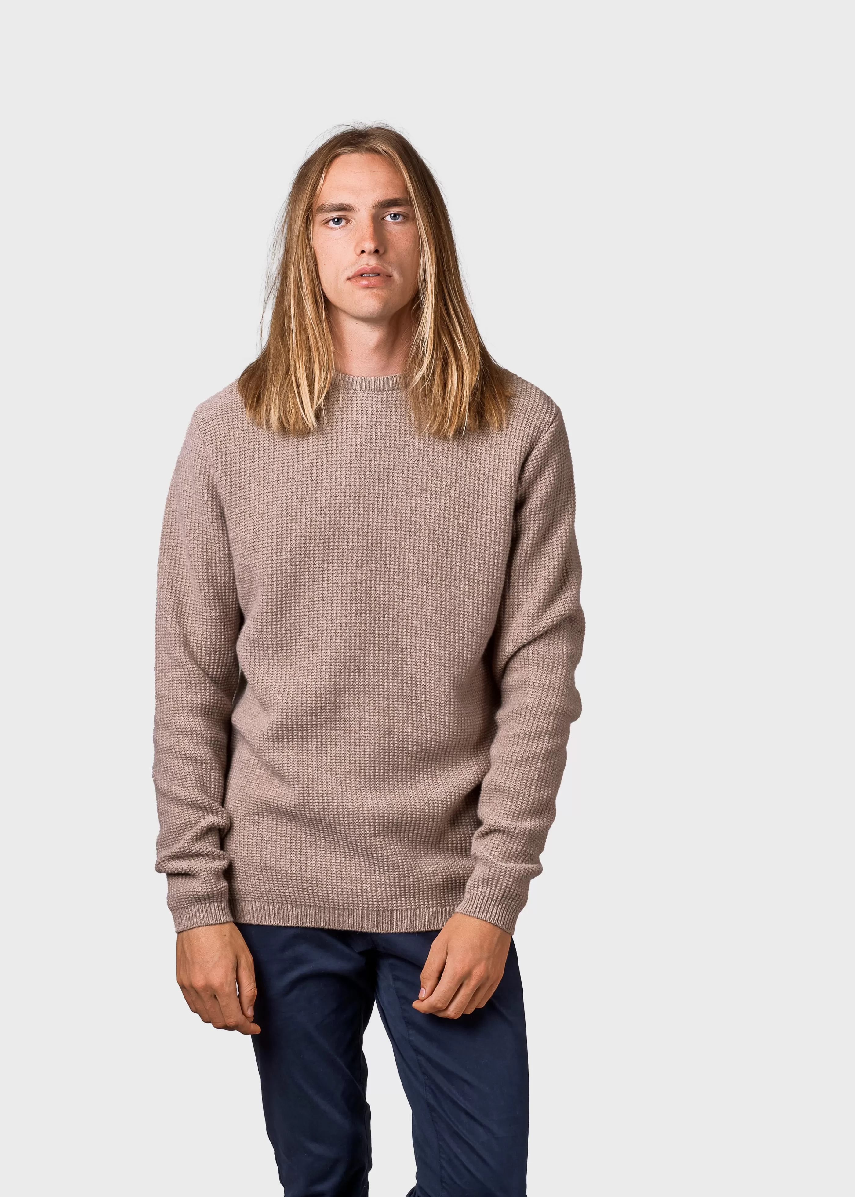 Klitmoller Collective Frede knit - Sand- Strick