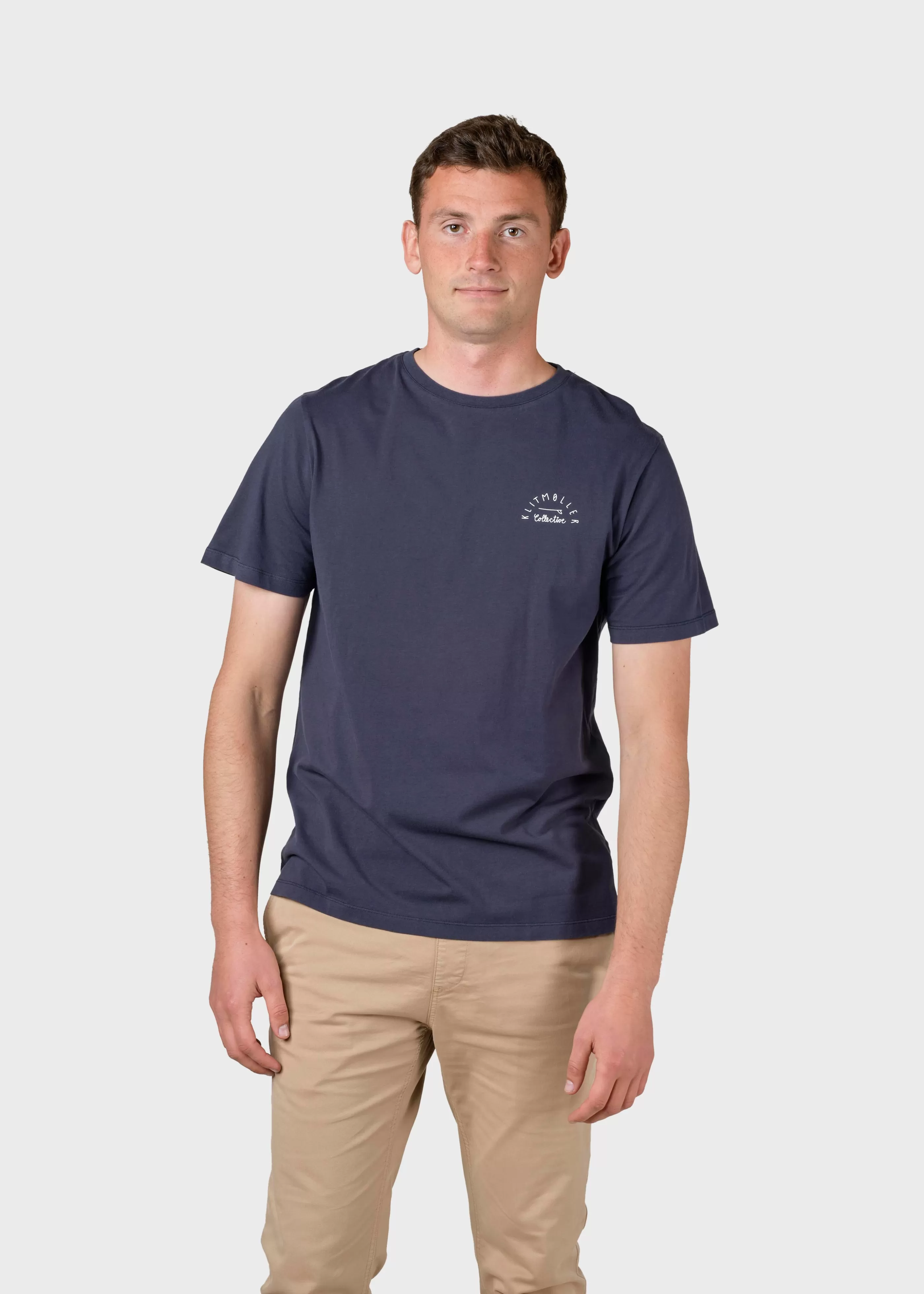 Klitmoller Collective Gabriel tee - Navy- T-shirts