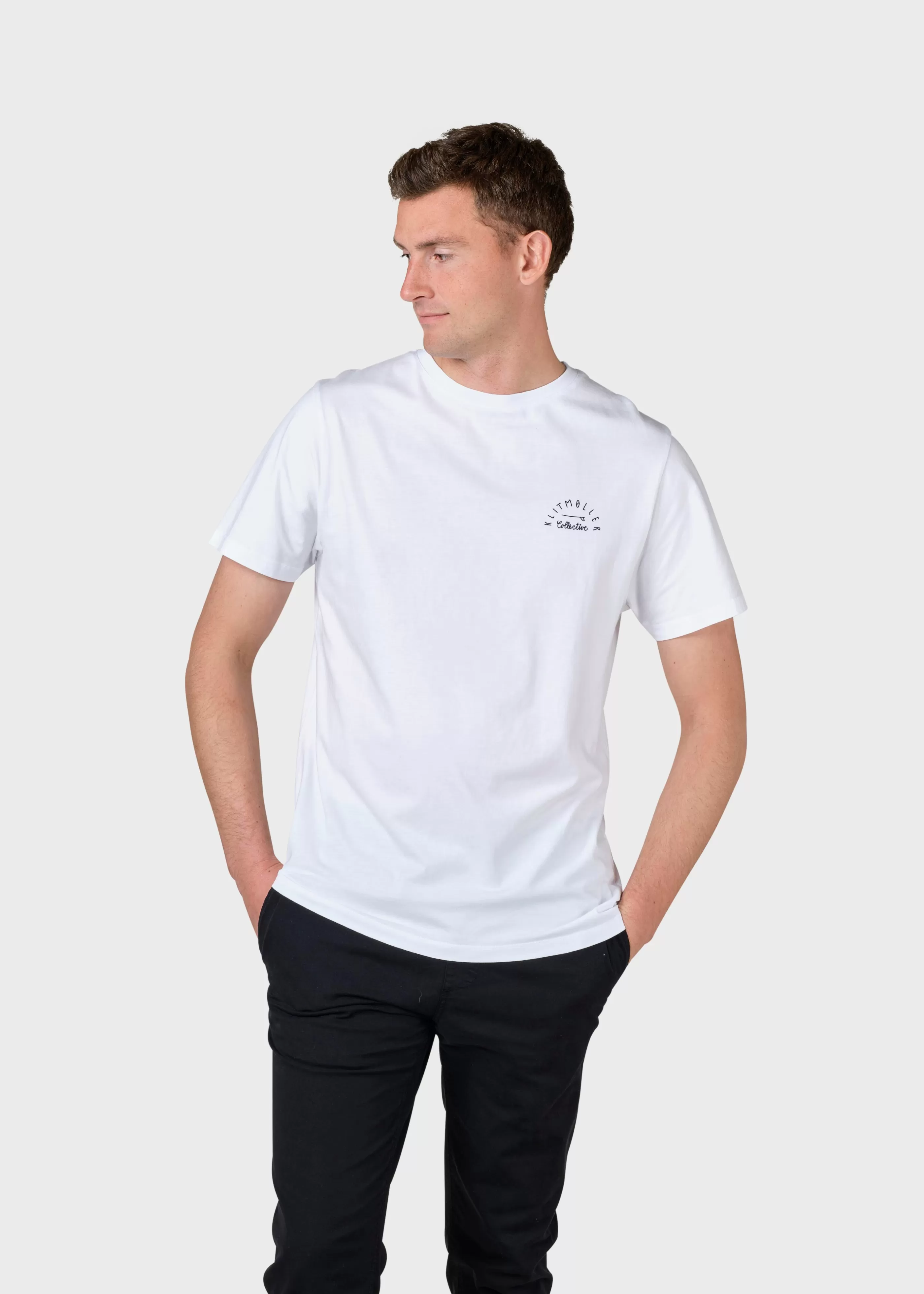 Klitmoller Collective Gabriel tee - White- T-shirts