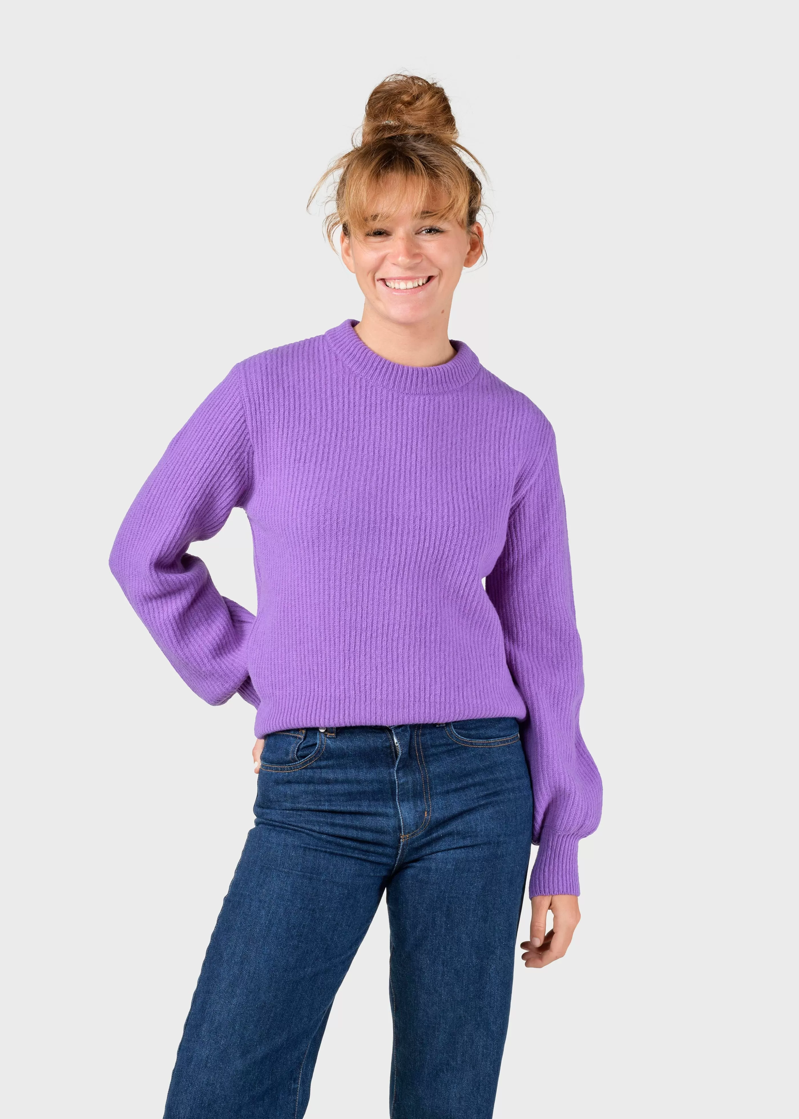 Klitmoller Collective Gerda knit - Lilac- Strick