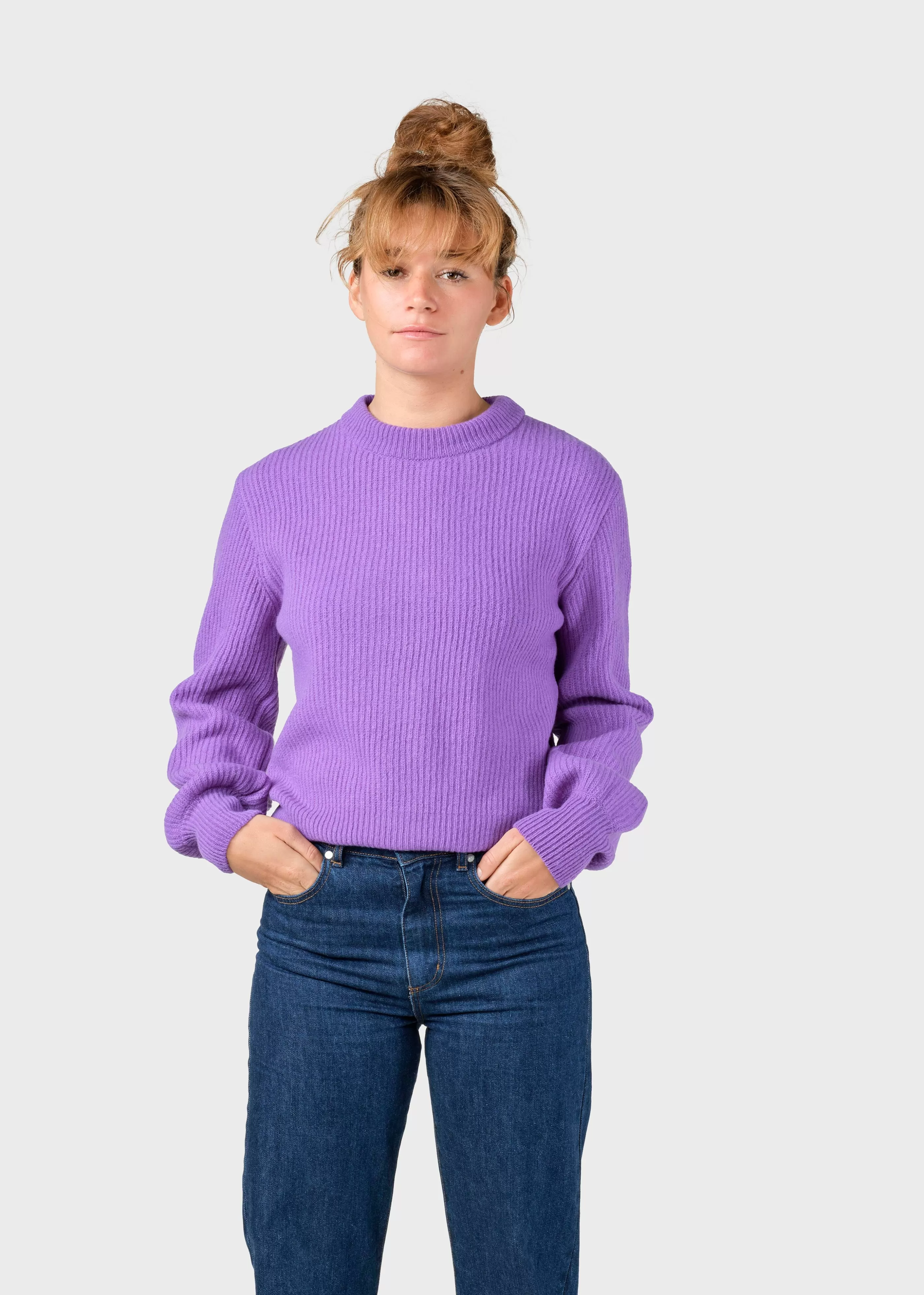 Klitmoller Collective Gerda knit - Lilac- Strick