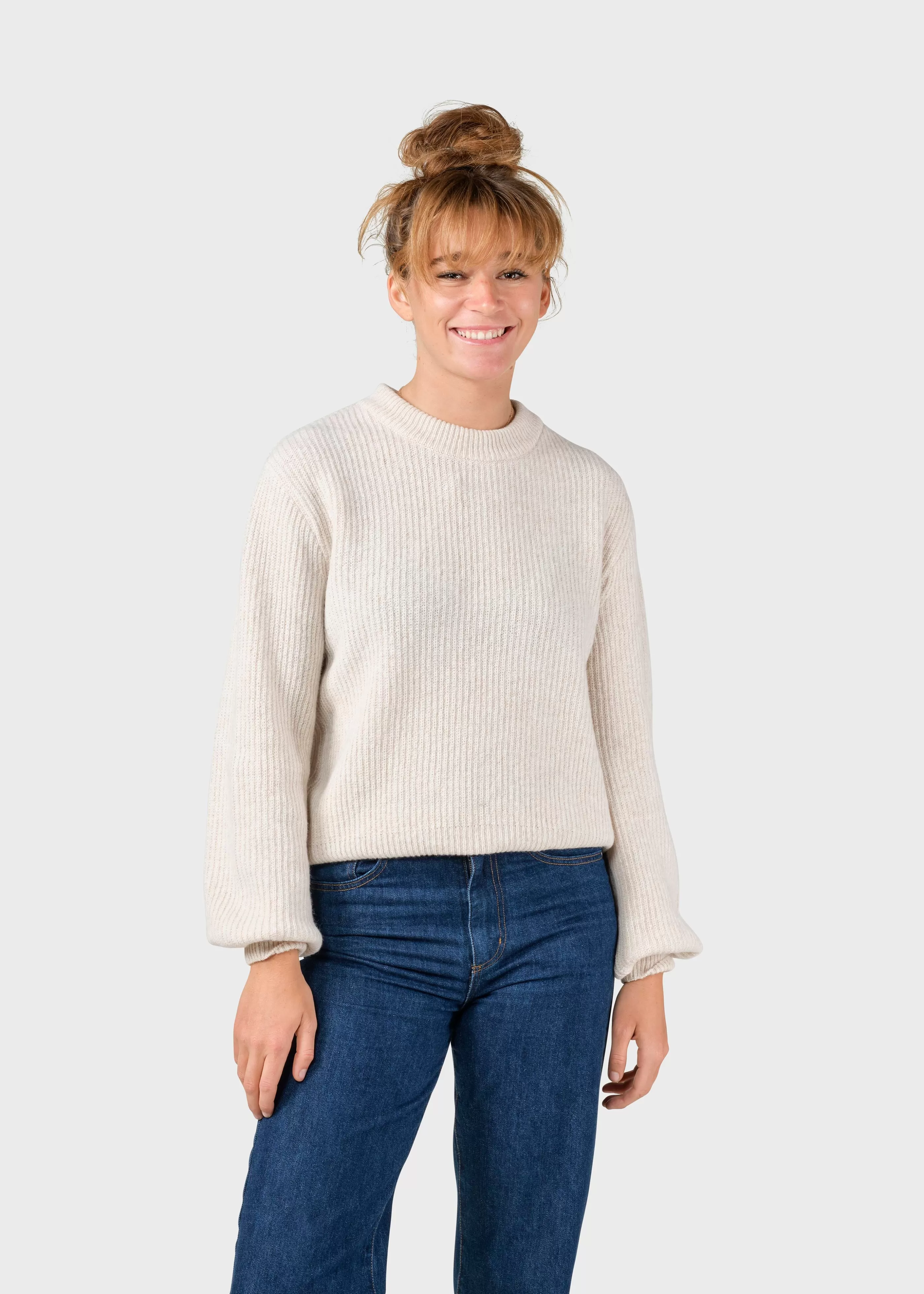 Klitmoller Collective Gerda knit - Pastel sand- Strick