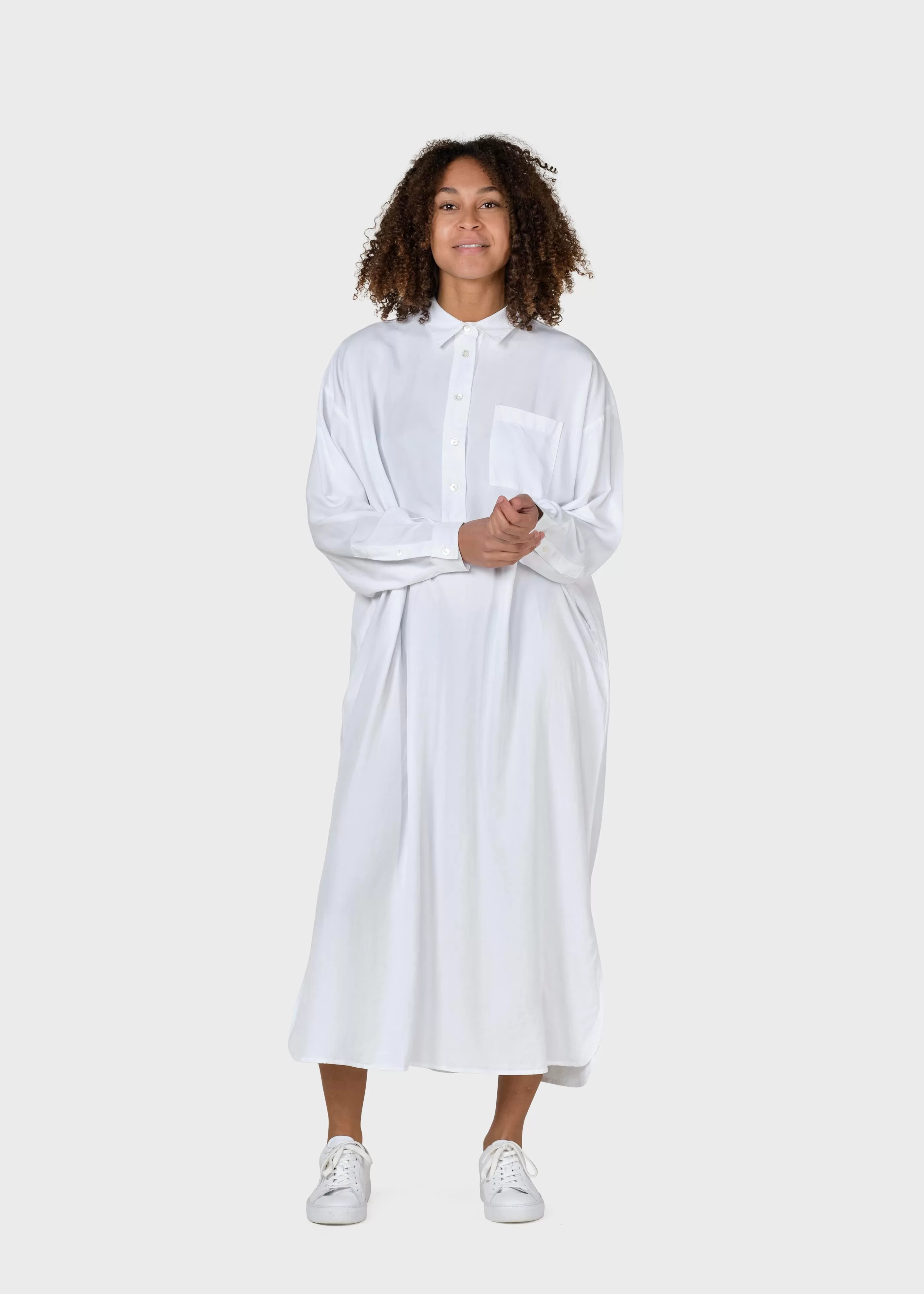 Klitmoller Collective Gulla shirtdress - White- Hemden